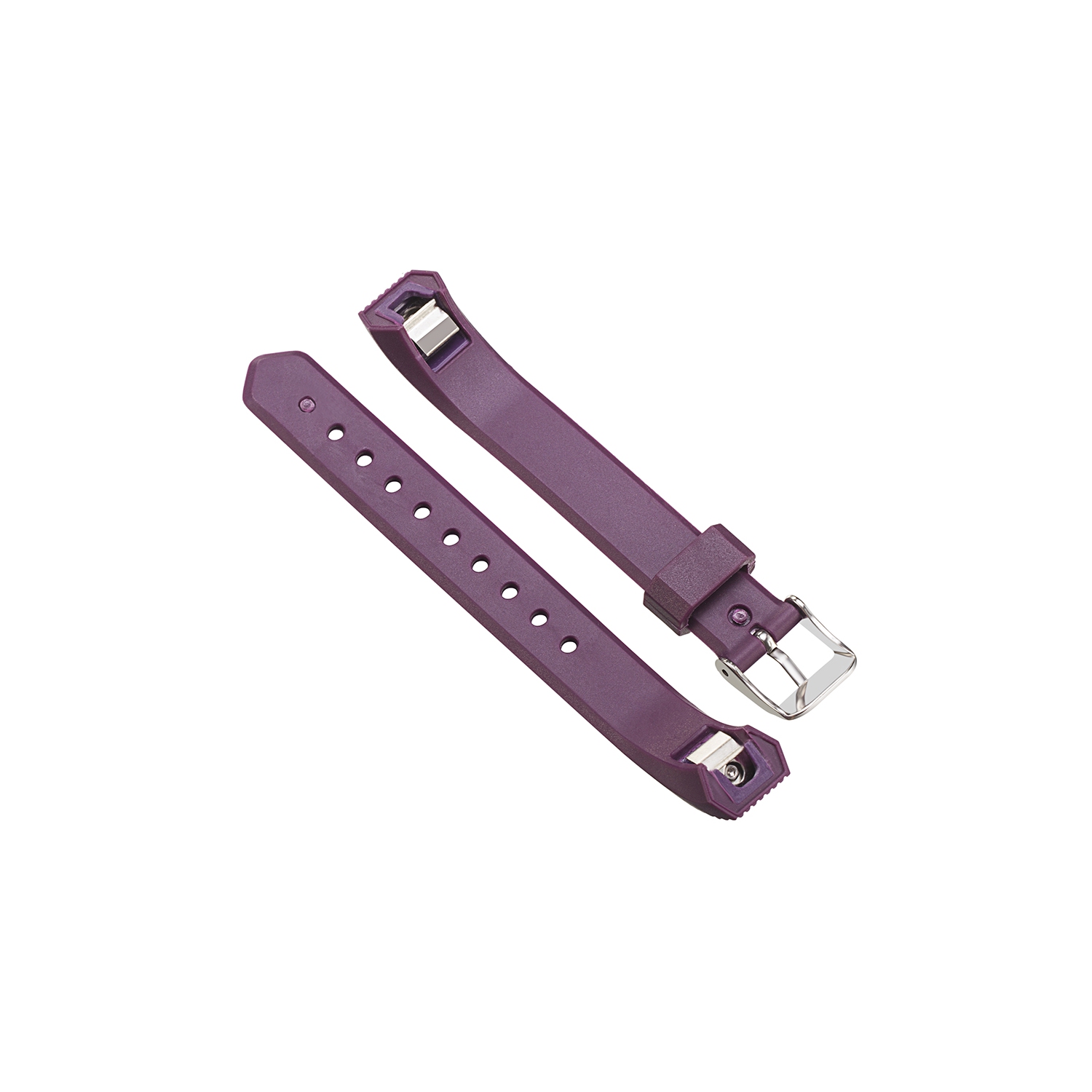 StrapsCo Silicone Rubber Watch Band Strap for Fitbit Ace - Dark Purple