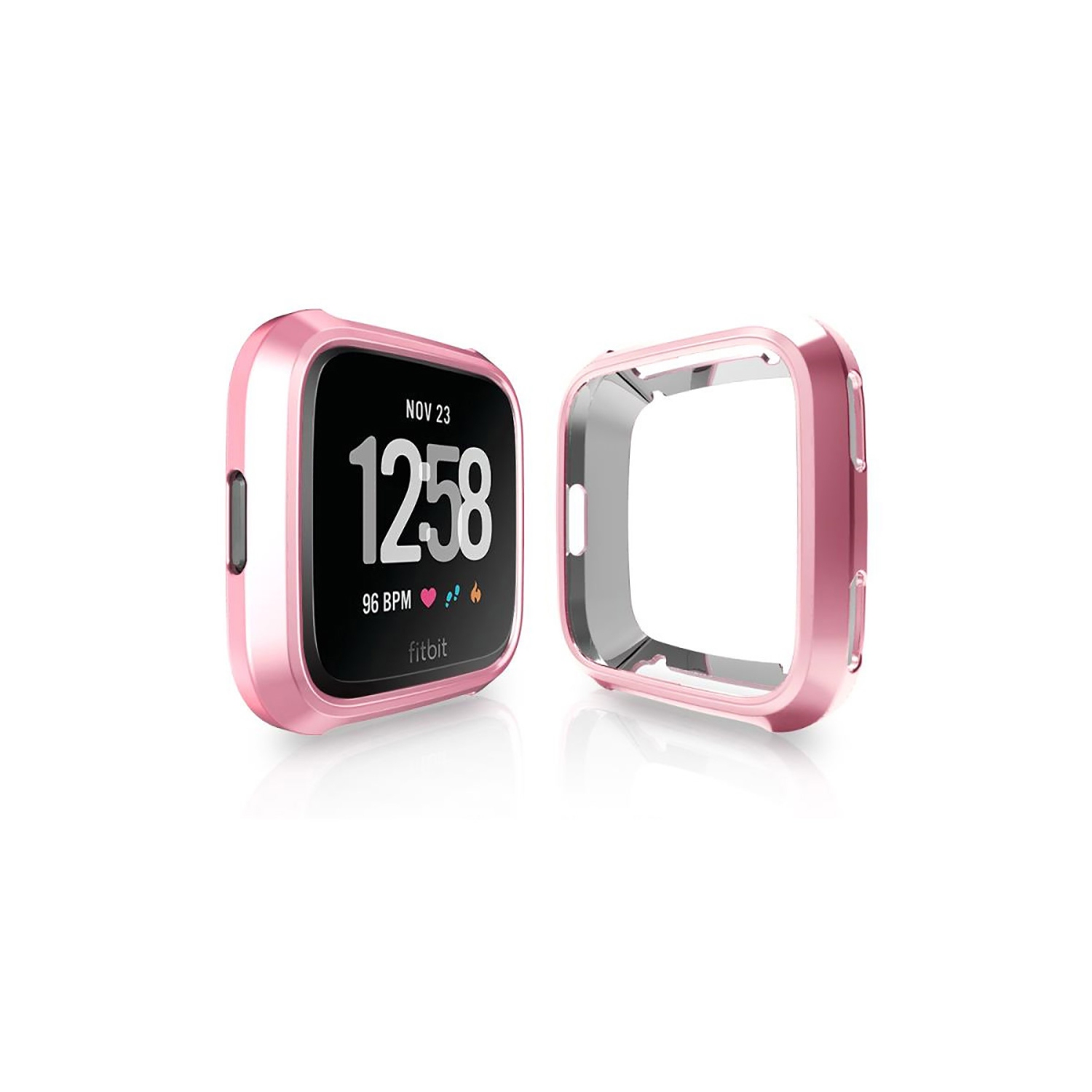 StrapsCo TPU Protective Case for Fitbit Versa - Pink