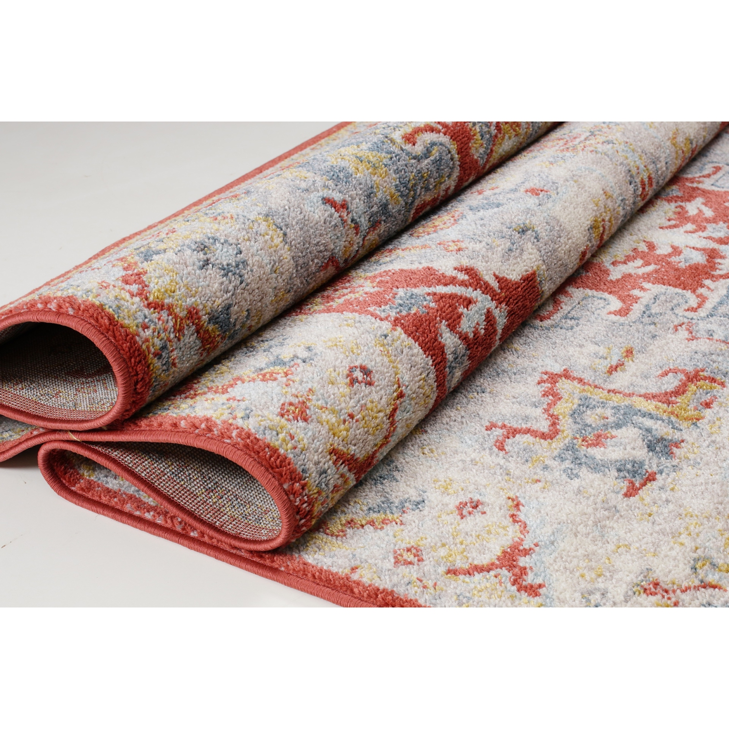 Tapis tapis moelleux pour tapis, de couleur crème, dans un salon - Terres antiques, crème, beige