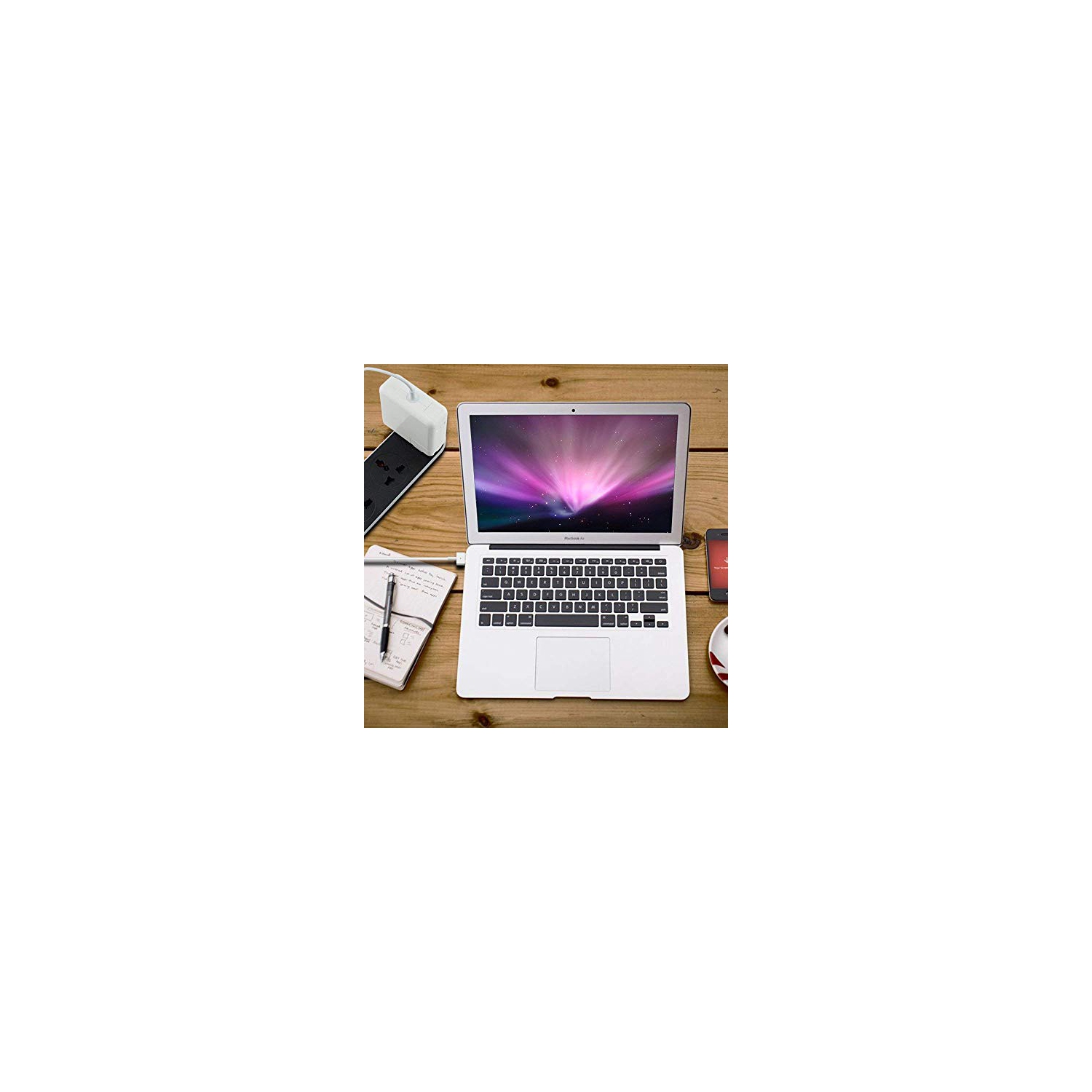 Chargeur pour MacBook Air, Adaptateur d’alimentation magnétique de rechange T-Tip MagSafe 2 de 45 W pour MacBook Air de 11 po