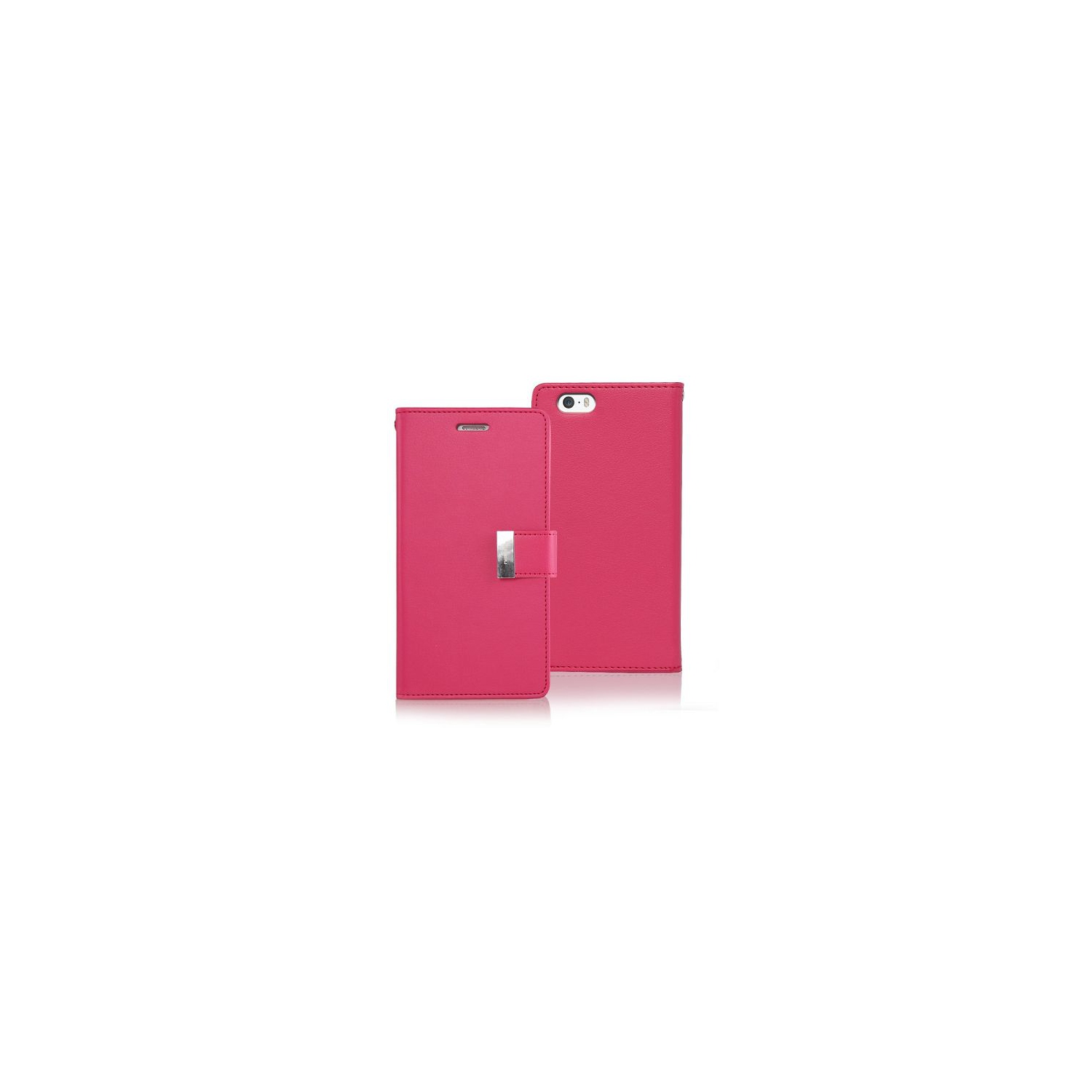 Iphone 5/s/SE Goospery Rich Diary Case, Hot Pink