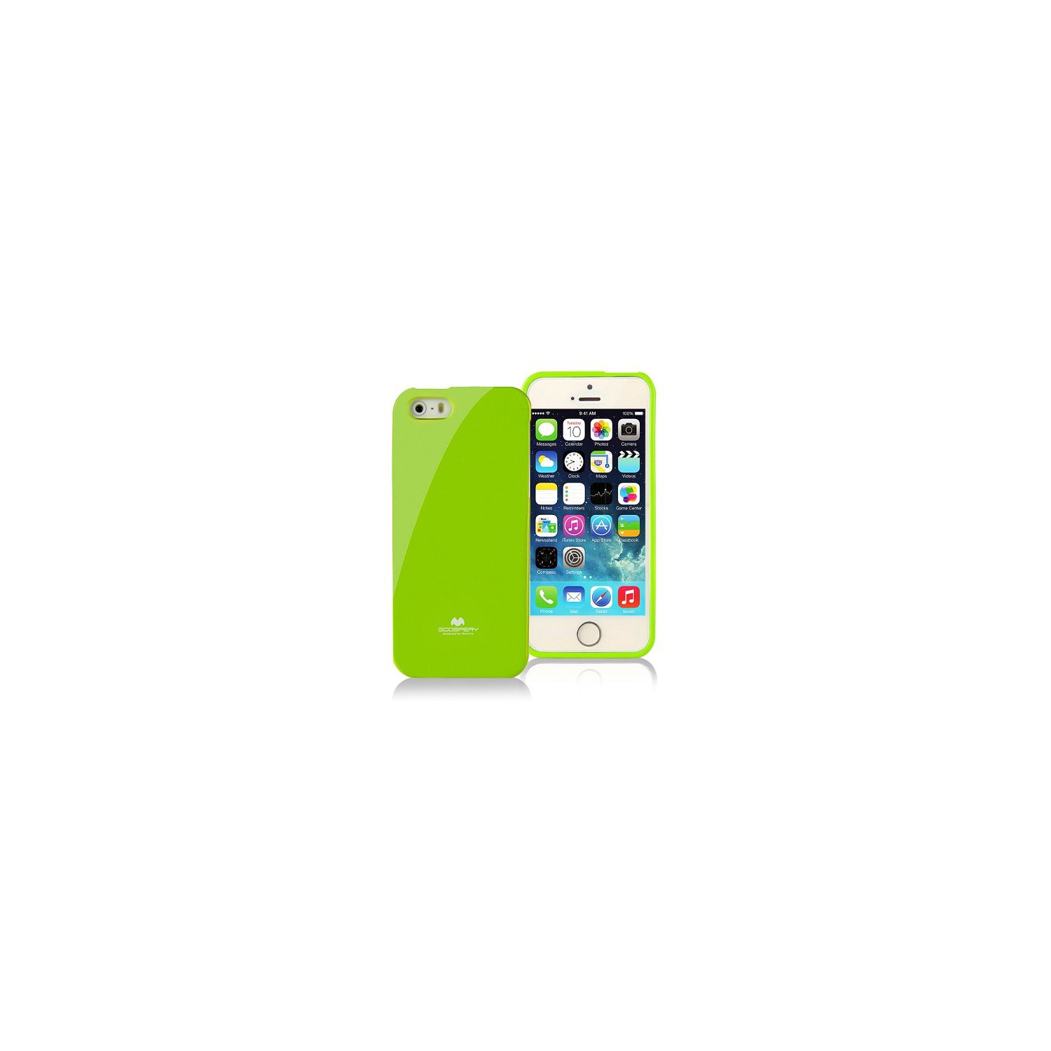 Iphone 5/s/SE Goospery Jelly Case, Green