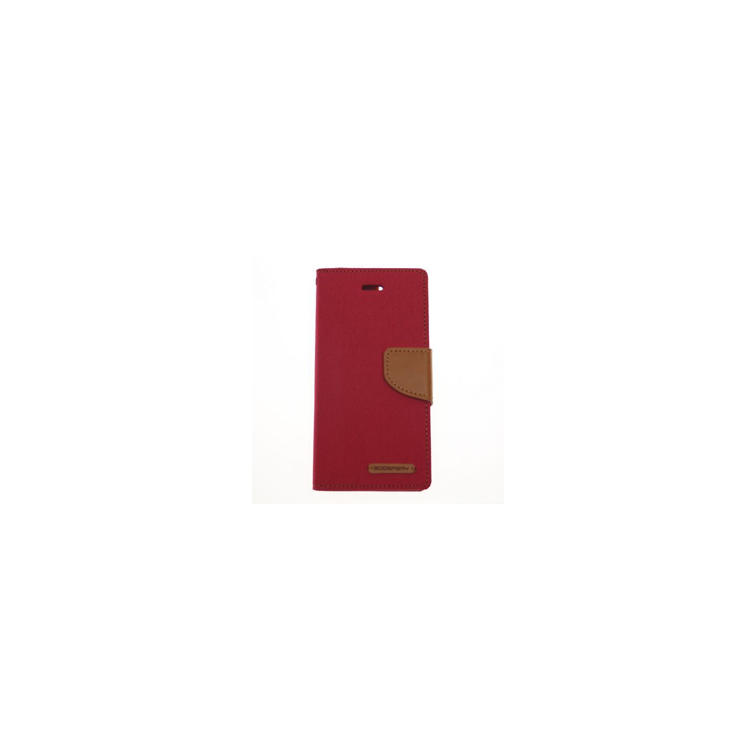 Iphone 5/s/SE Goospery Canvas Diary Case, Red