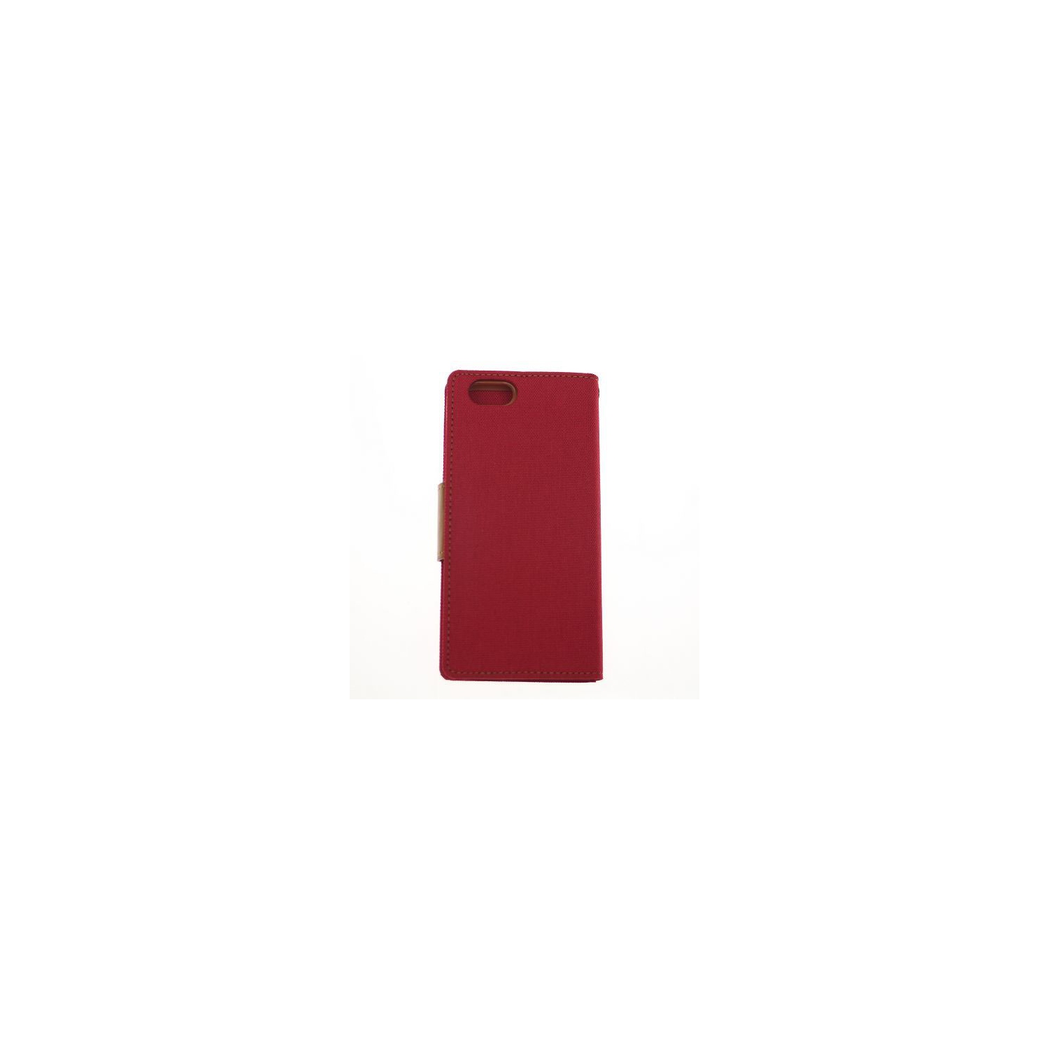 Iphone 5/s/SE Goospery Canvas Diary Case, Red