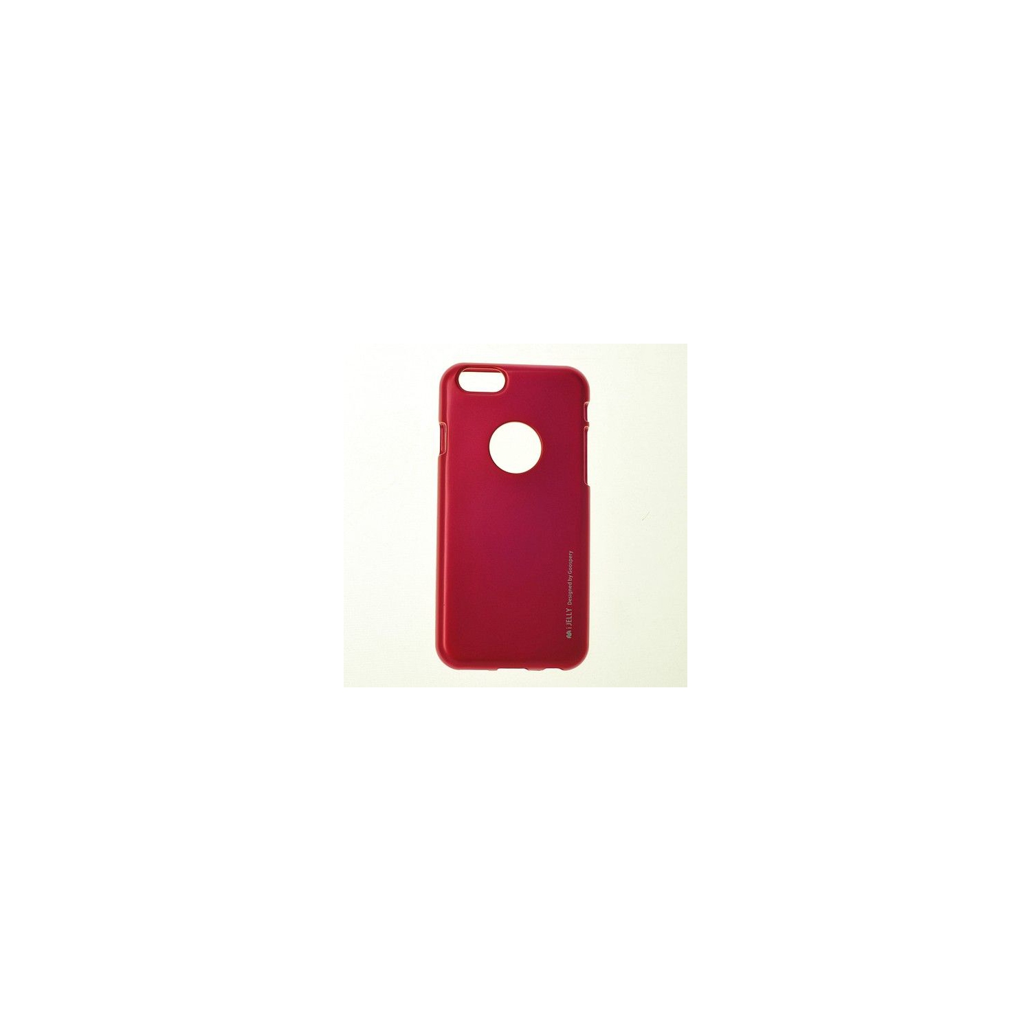 Coque Goospery iJelly en métal pour iPhone 5 / s / SE, rose vif