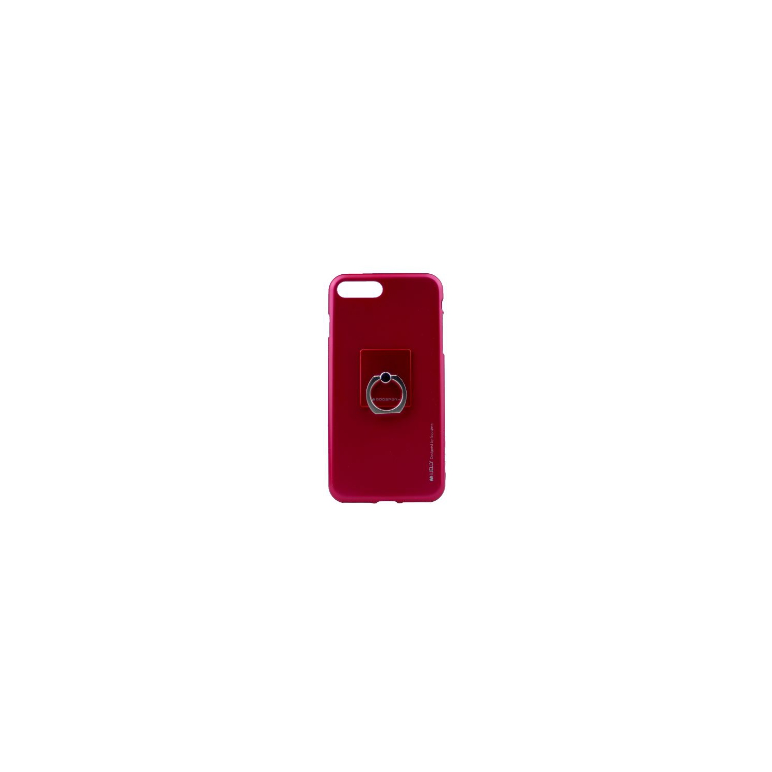 Iphone 6/6s Goospery iJelly+Ring Metal Case,Hot Pink
