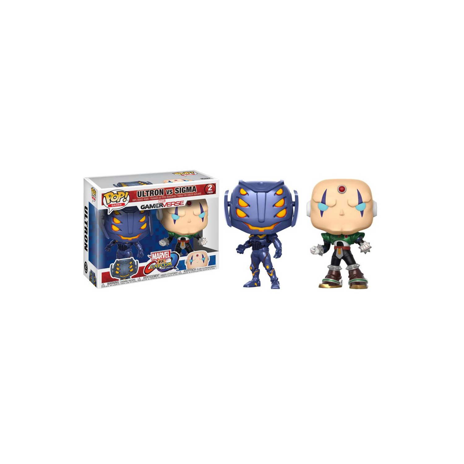 2-Pack POP Vinyl Figure Toy Marvel vs. Capcom - Ultron vs. Sigma