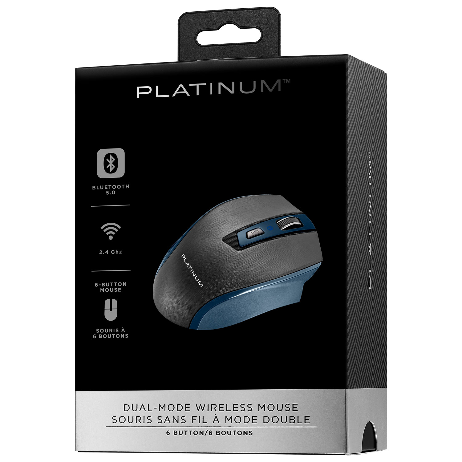 Platinum™ Bluetooth 8-Button Mouse Black PT-PNMBL8BK - Best Buy