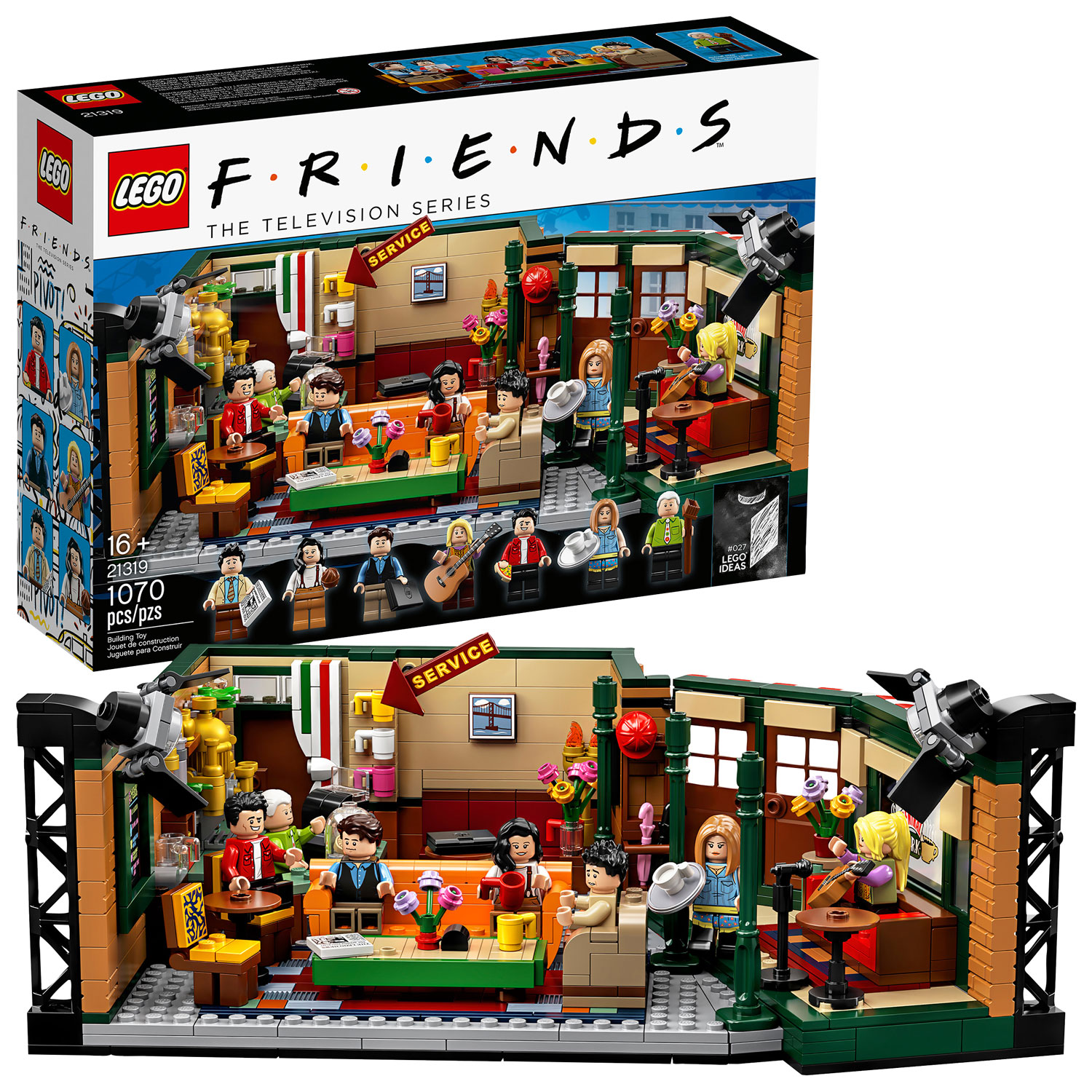 LEGO Ideas: Friends Central Perk - 1070 Pieces (21319)