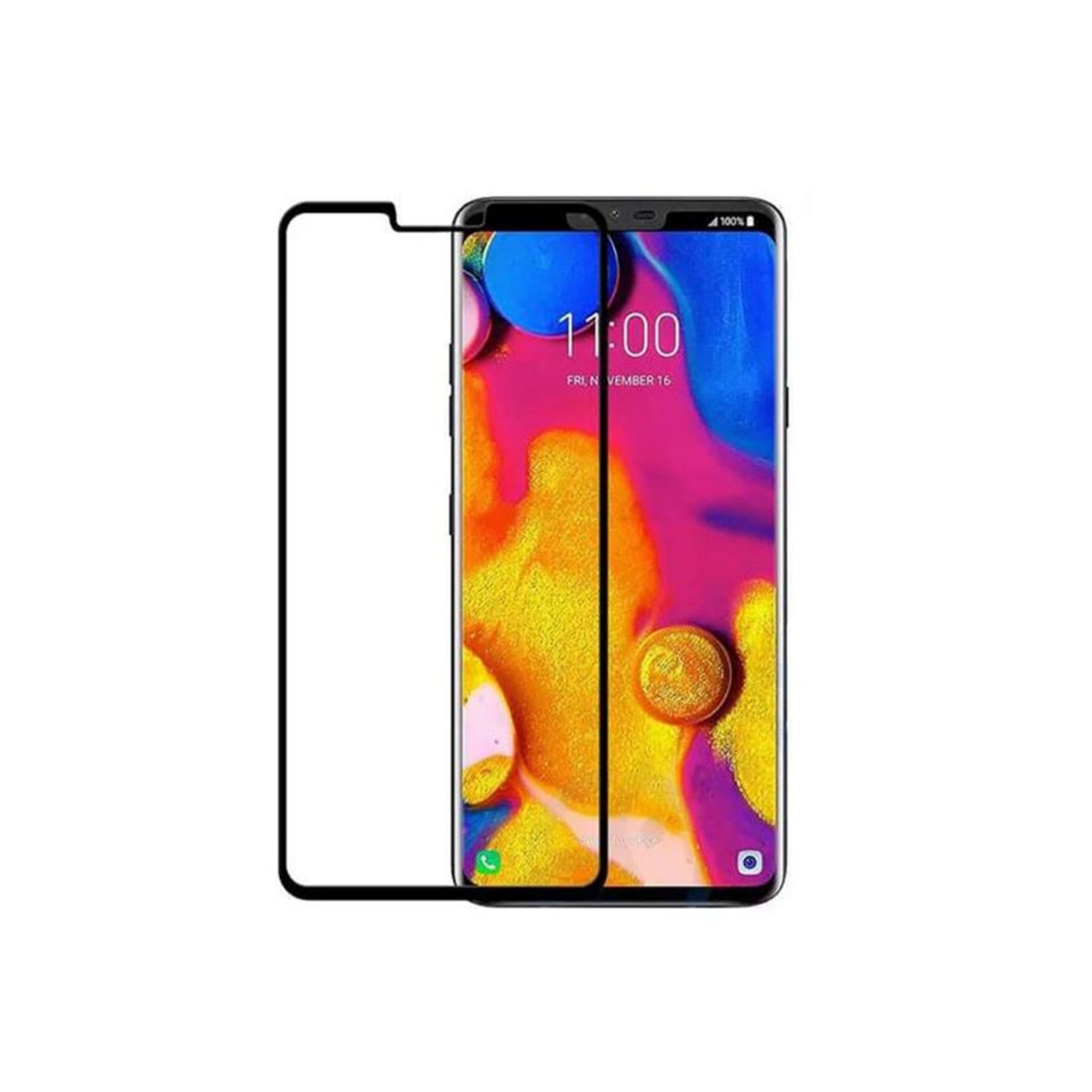 【CSmart】 Case Friendly 3D Curved Full Coverage Tempered Glass Screen Protector for LG G8 / G8 ThinQ, Black
