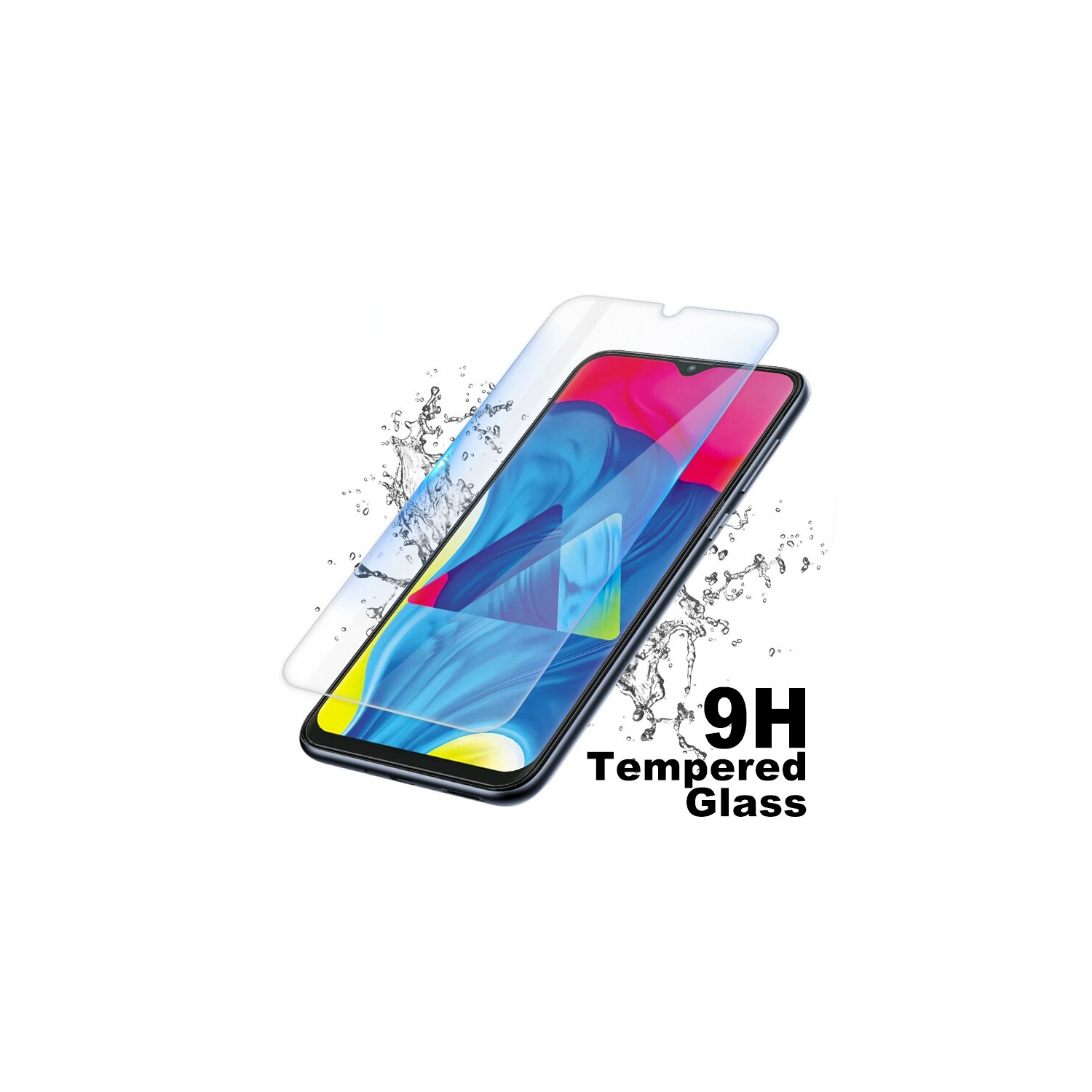 [Paquet de 2] Protecteur d'écran en verre trempé CSmart Premium pour Galaxy A70 de Samsung, sans bulles et sans étui