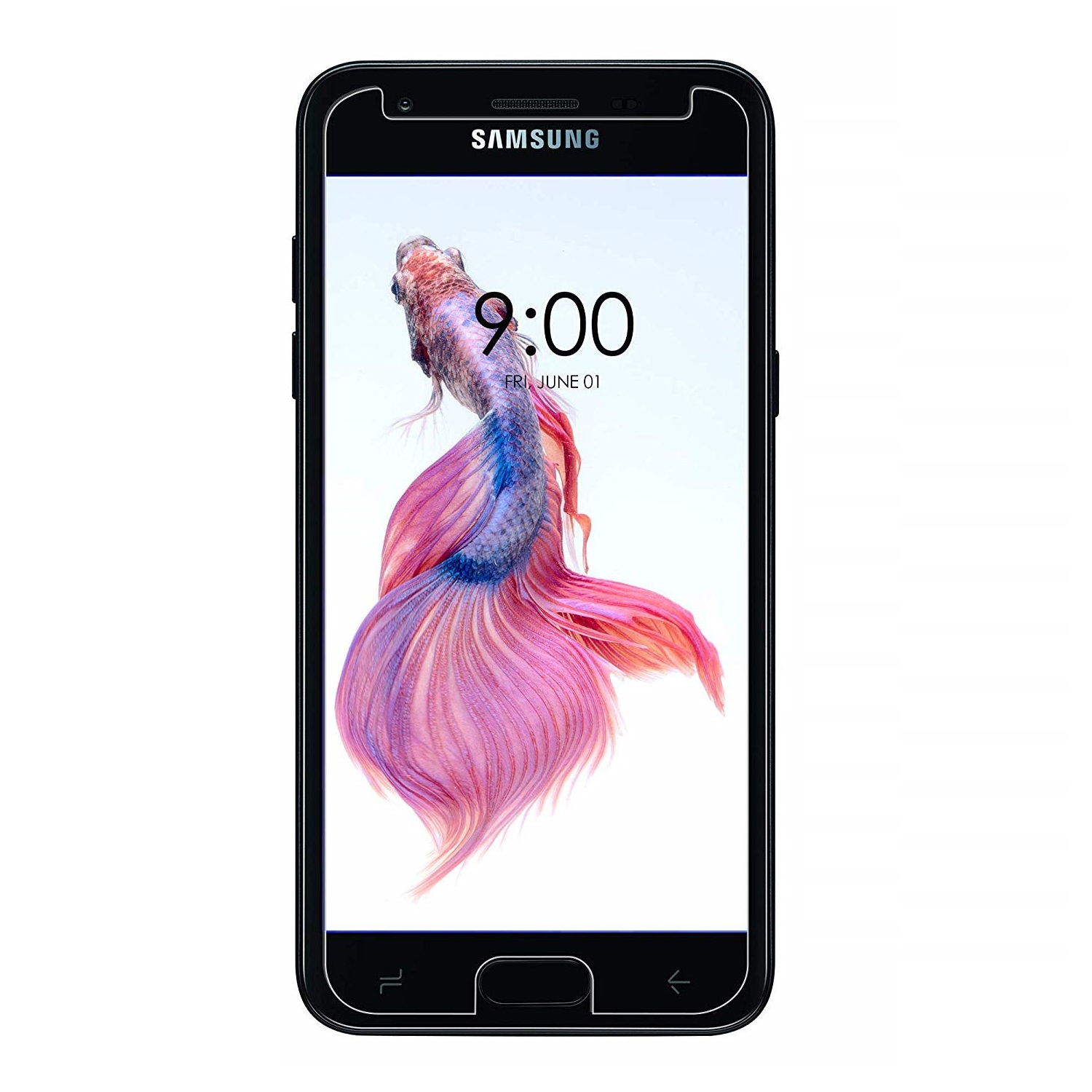 【2 Packs】 CSmart Premium Tempered Glass Screen Protector for Samsung J7 Star 2018, Case Friendly & Bubble Free