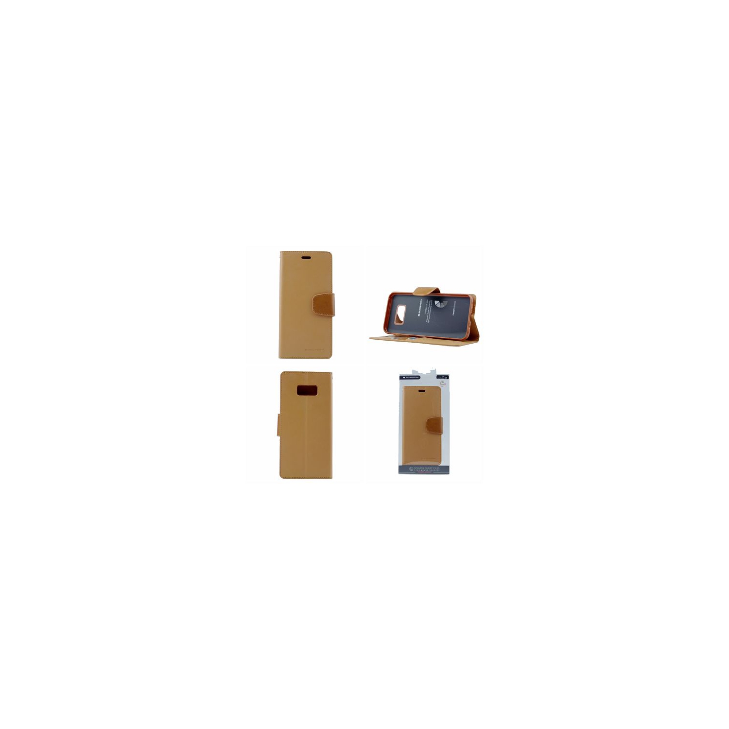 Samsung S8 Goospery Sonata Diary Flip,Camel