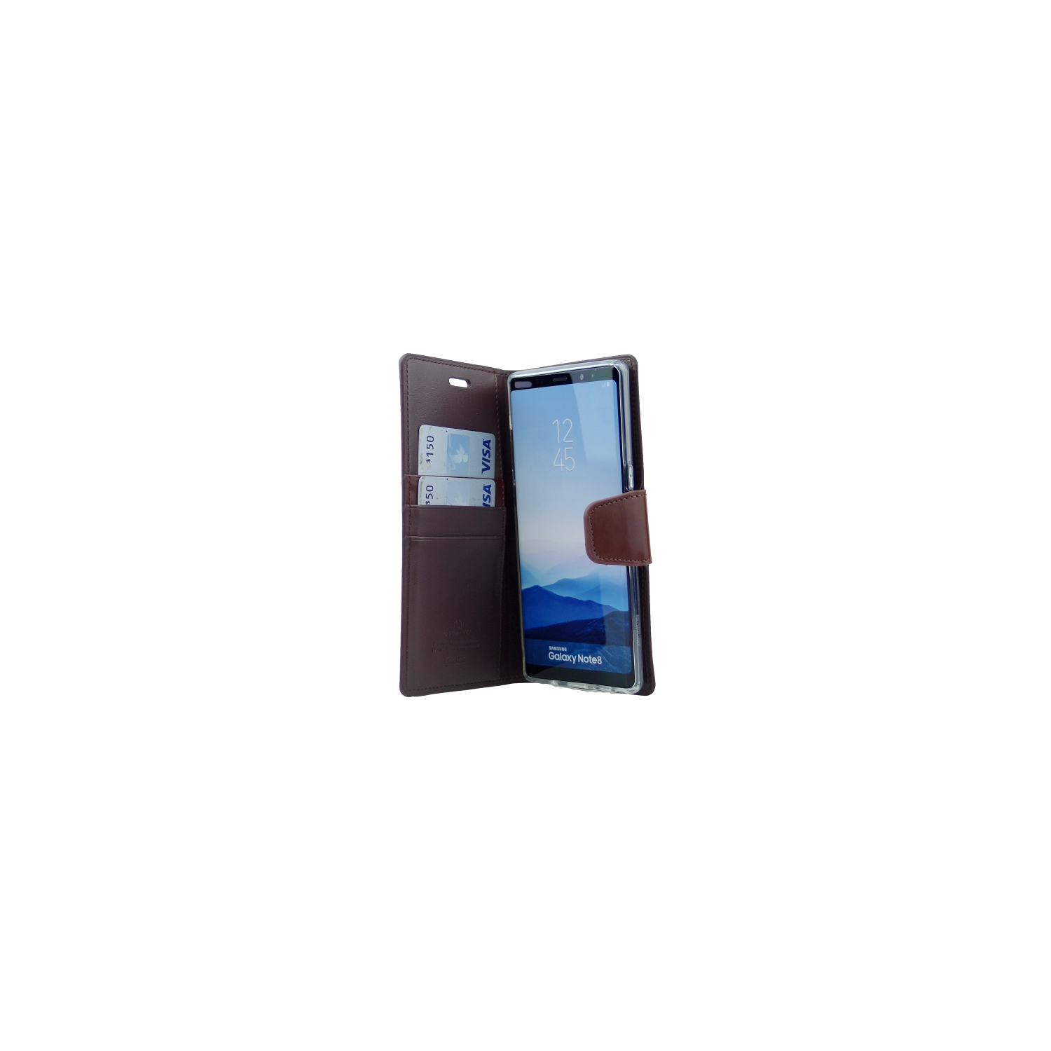 Samsung Note 8 Goospery Sonata Diary Case, Brown