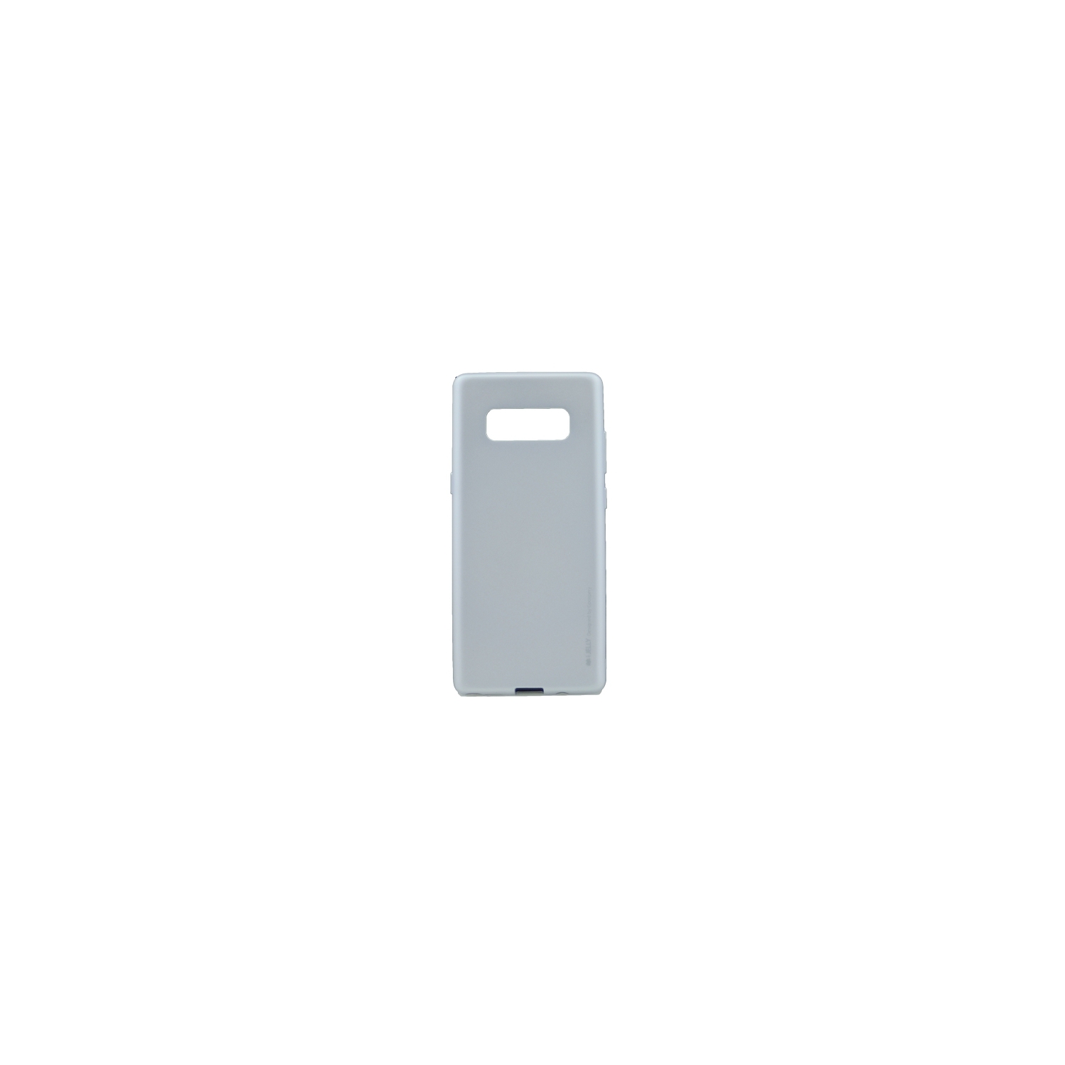 Samsung Note 8 Goospery iJelly Metal Case, Silver