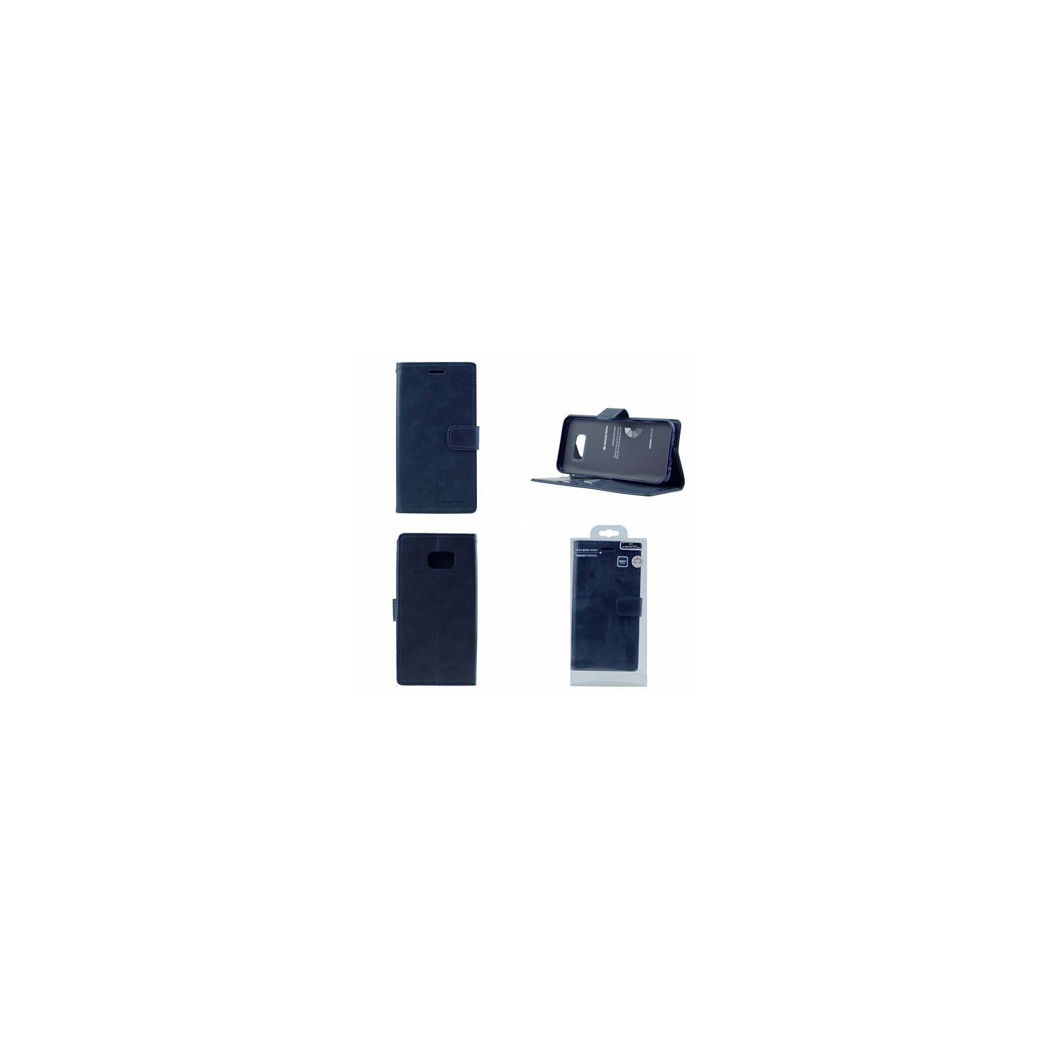 Samsung S7 Edge Goospery BlueMoon Diary, Navy Blue