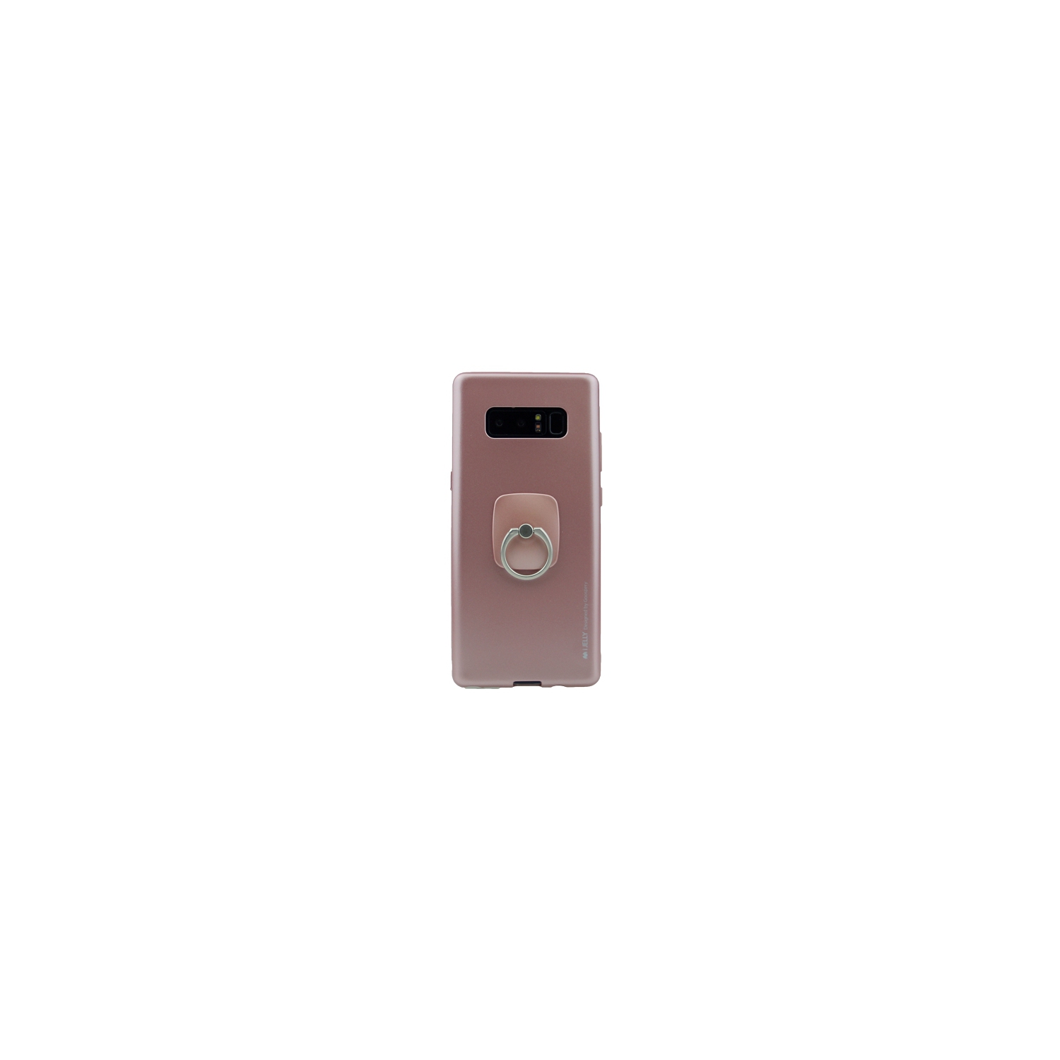 Samsung Note 8 Goospery iJelly+Ring Case, Rose Gold