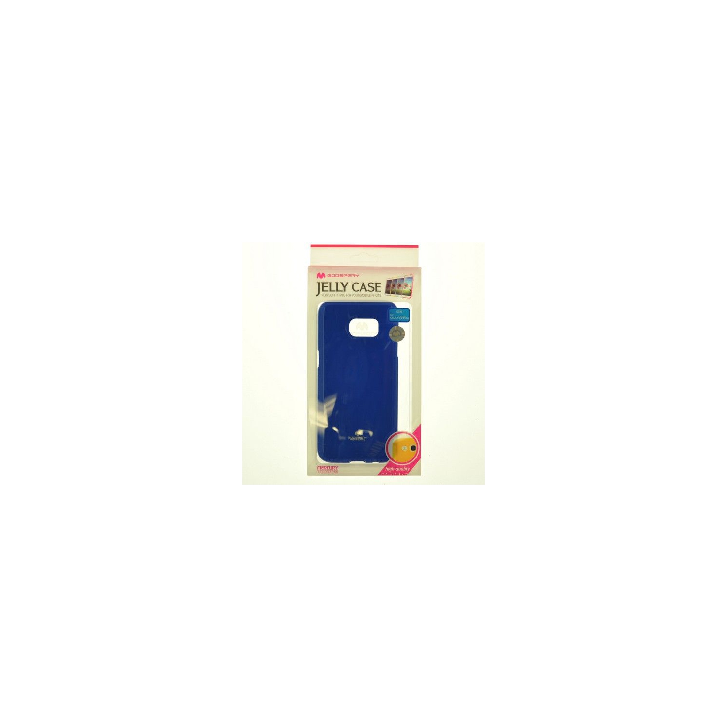 Samsung S7 Edge Goopery Jelly Case, bleu