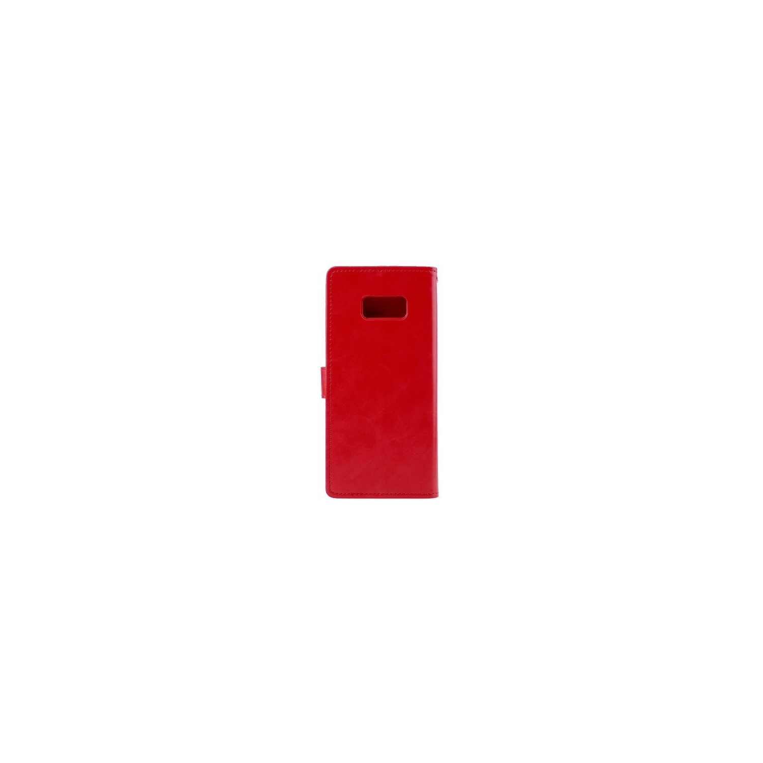 Goospery BlueMoon Diary For Samsung S8 Plus,Red