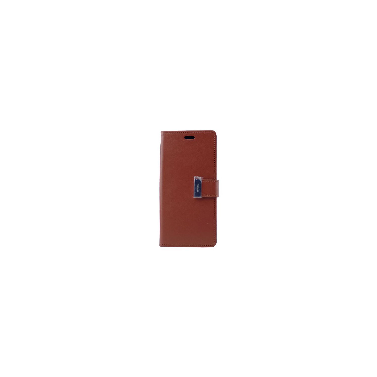 &nbsp;Journal journalier riche pour Samsung S7 Edge Goospery, marron