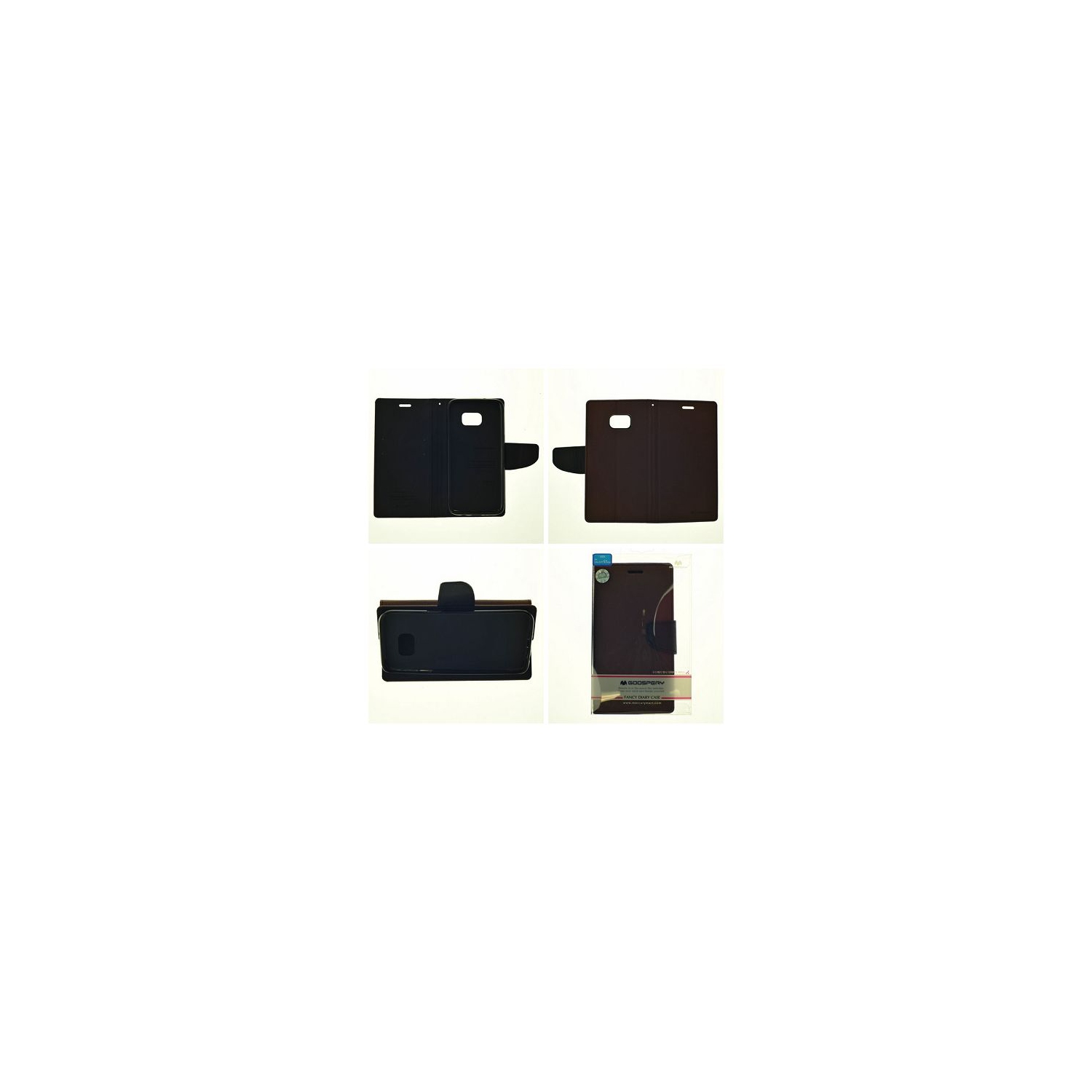 &nbsp;Samsung S7 Edge Goospery Journal de fantaisie Flip, marron