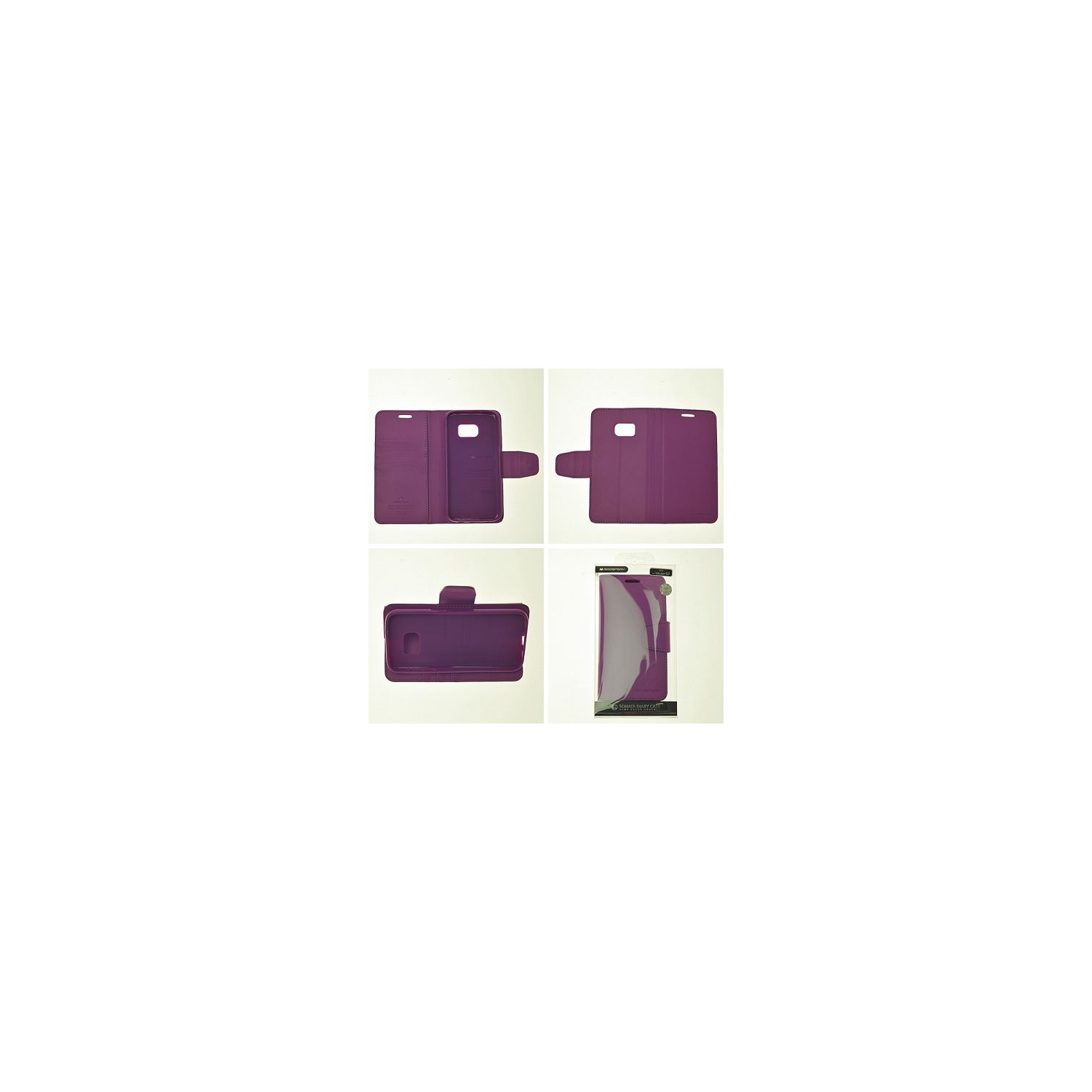&nbsp;Journal de sonate pour sonate Samsung S7 Edge Goospery, violet