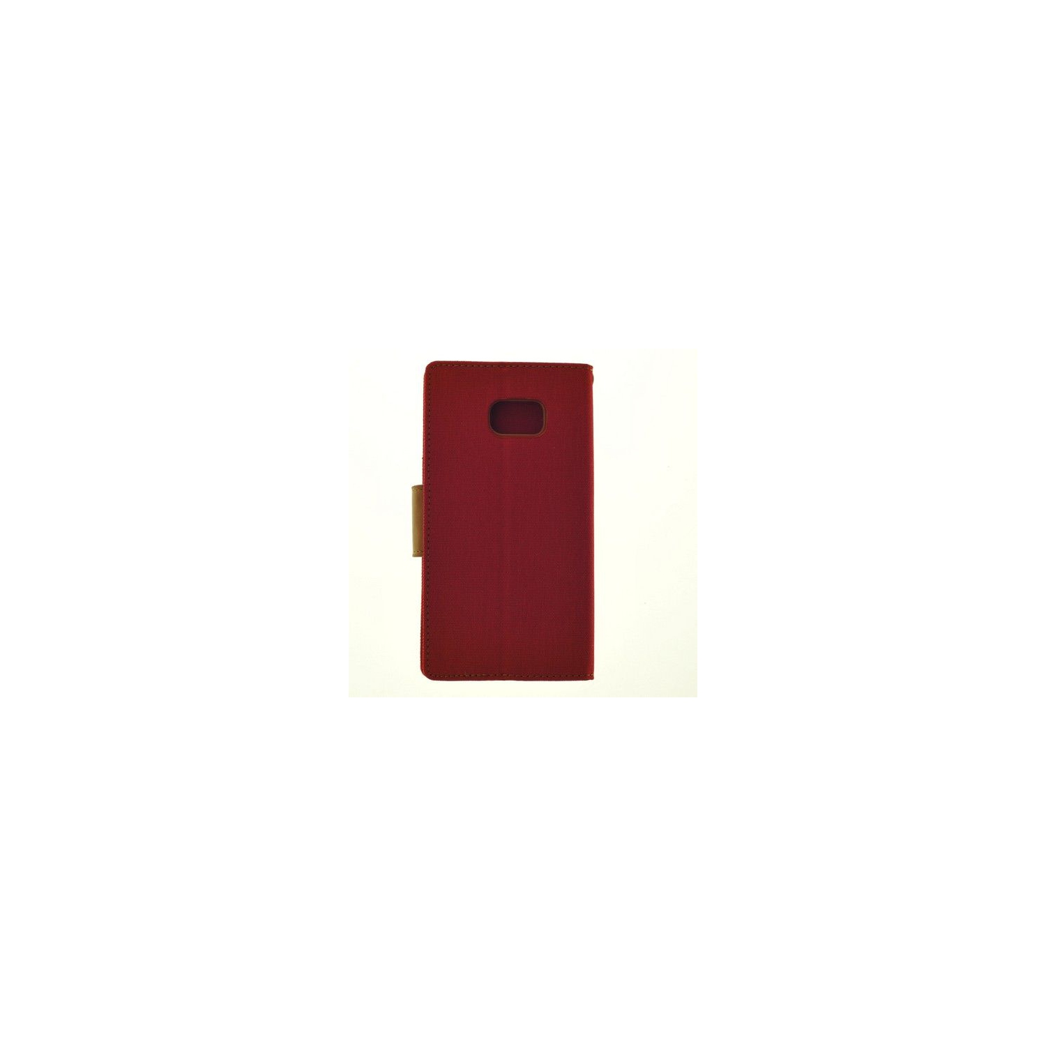  Journal intime en toile pour Samsung S7 Edge Goospery, rouge