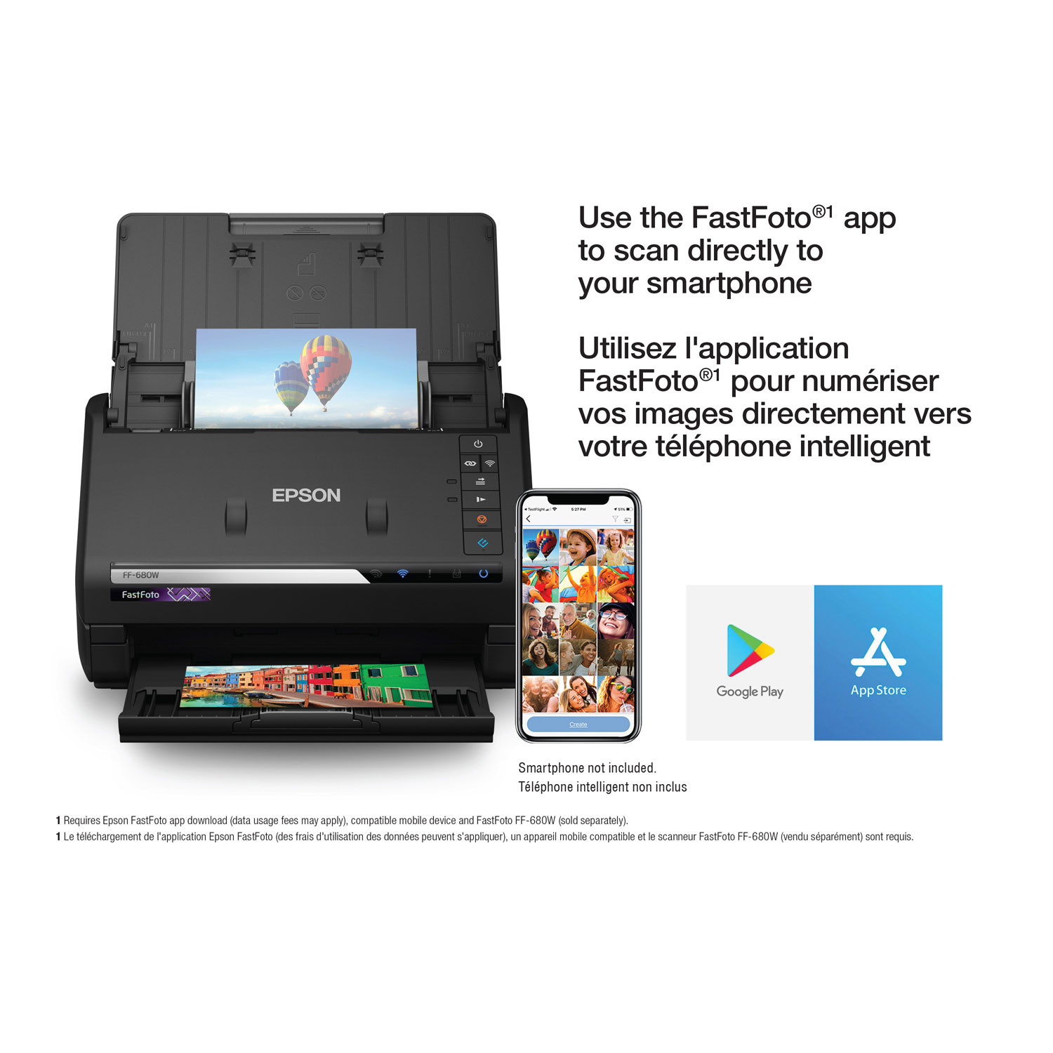 Epson FastFoto 680W Photo Scanner