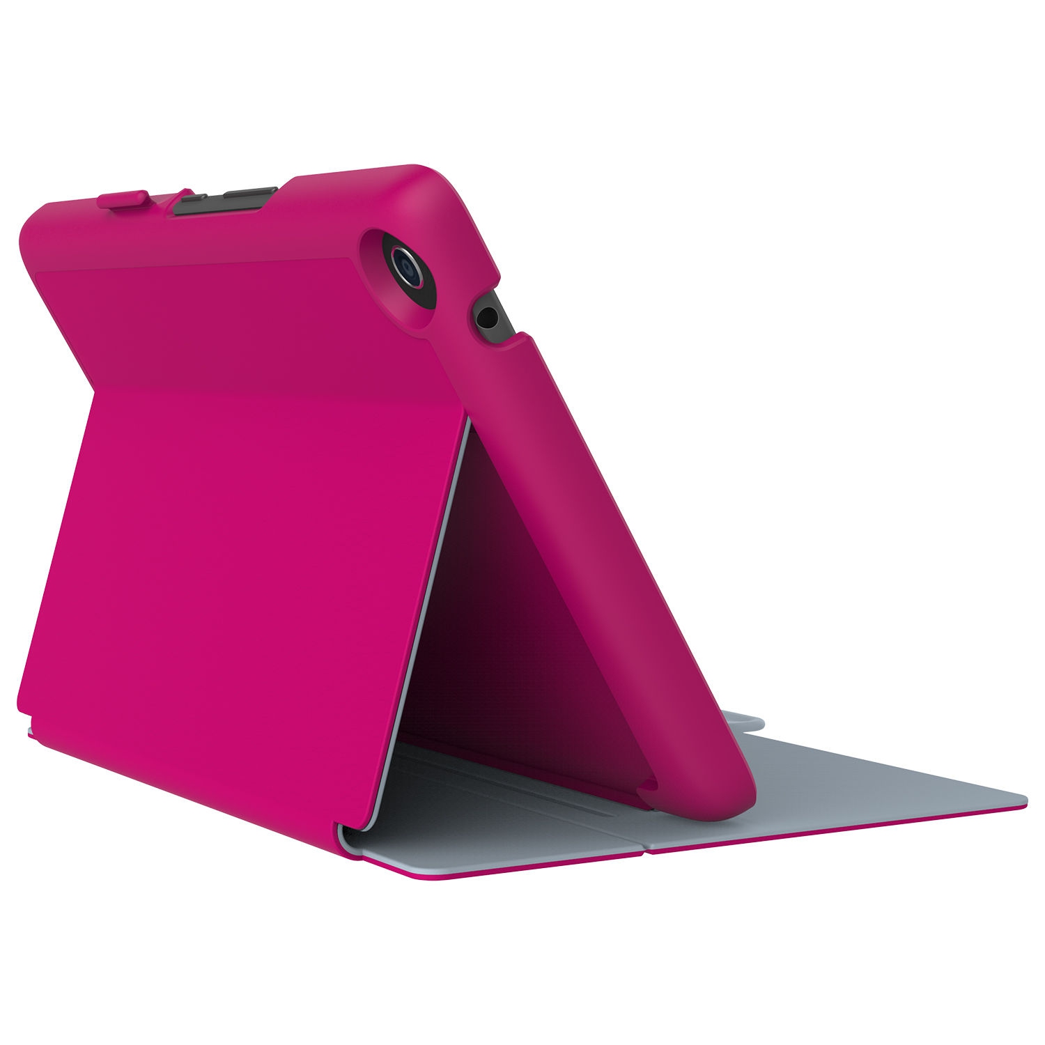 Speck Stylefolio Tablet Case ASUS ZenPad Z8 Fuchsia Pink Nickel Grey 79533-B920