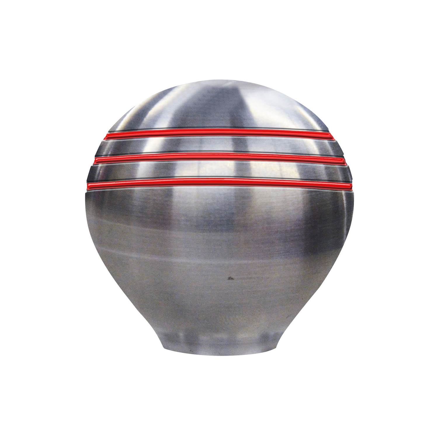 Ongaro Throttle Knob - 1-½" - Red Grooves