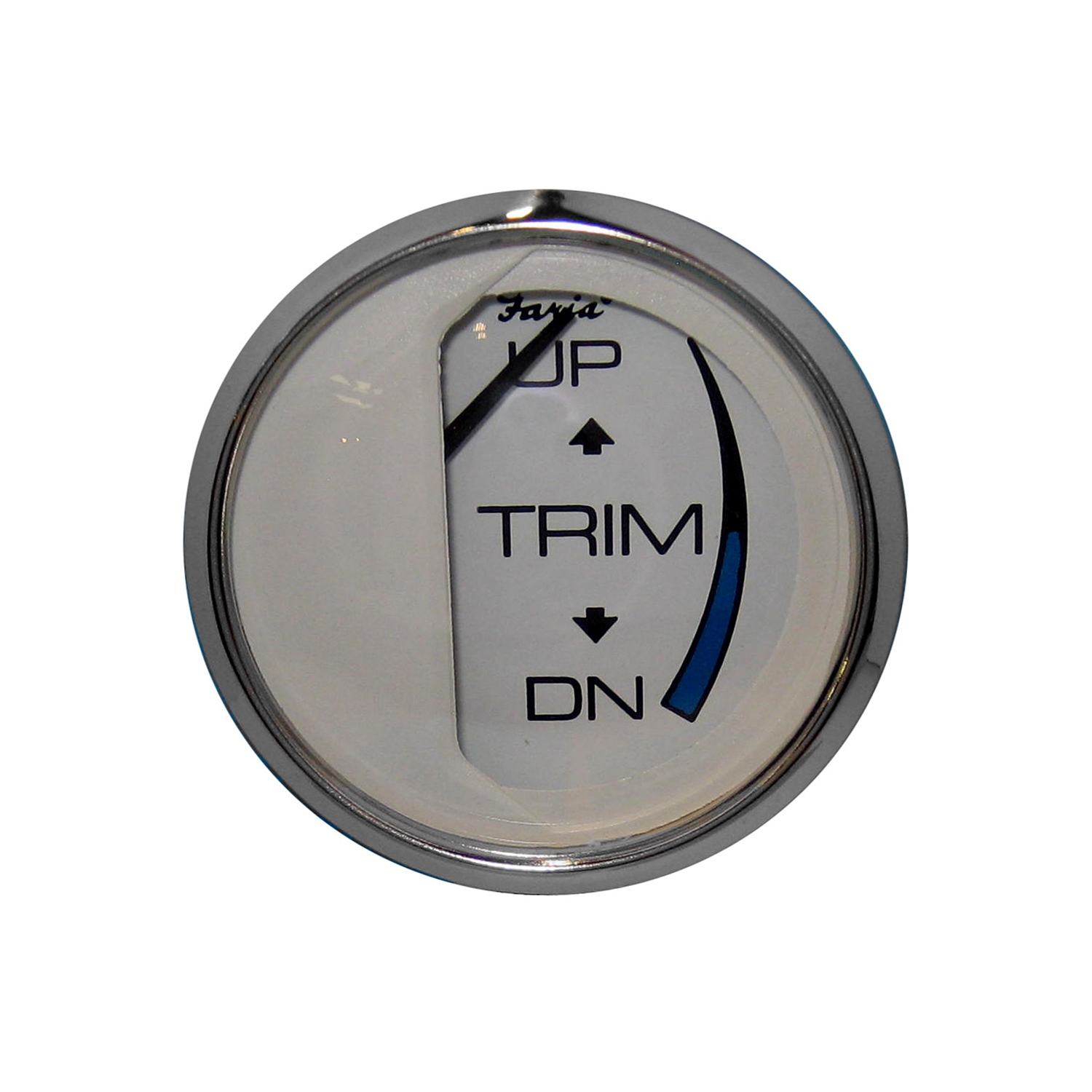 Faria Chesapeake White SS 2" Trim Gauge