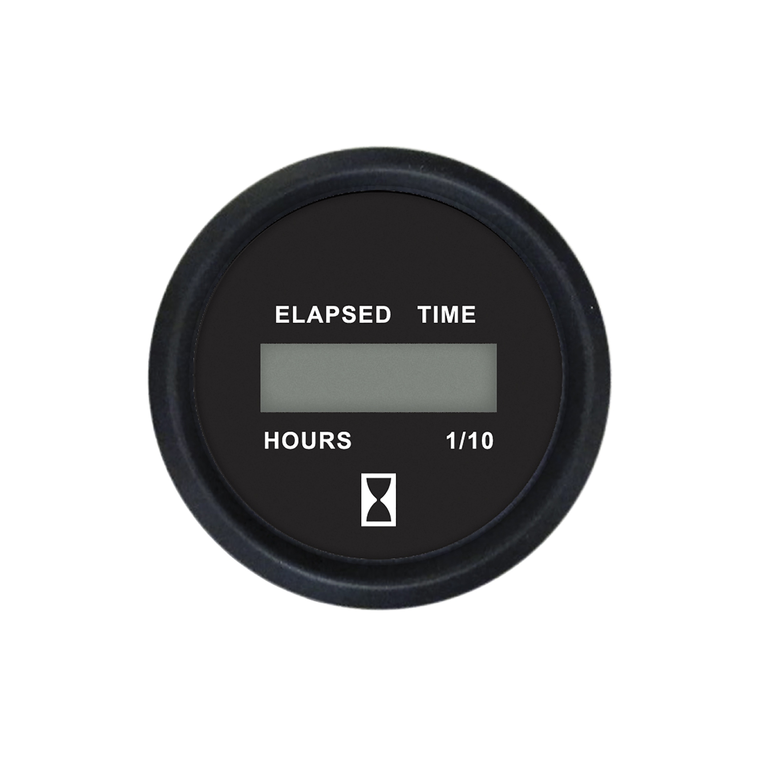 Faria 2" Digital Hourmeter Gauge - 12-32V - Euro Black