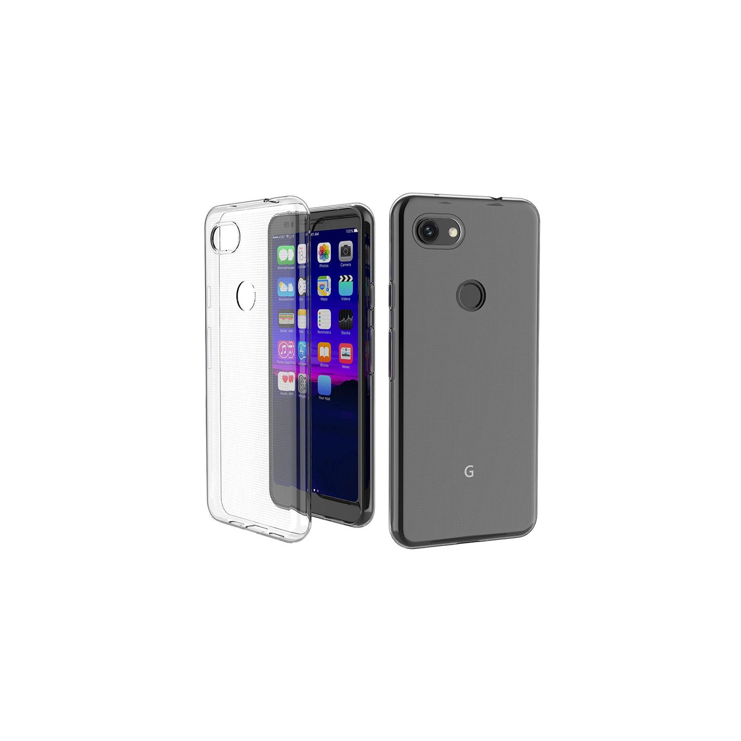 PANDACO Clear Case for Google Pixel 3a XL