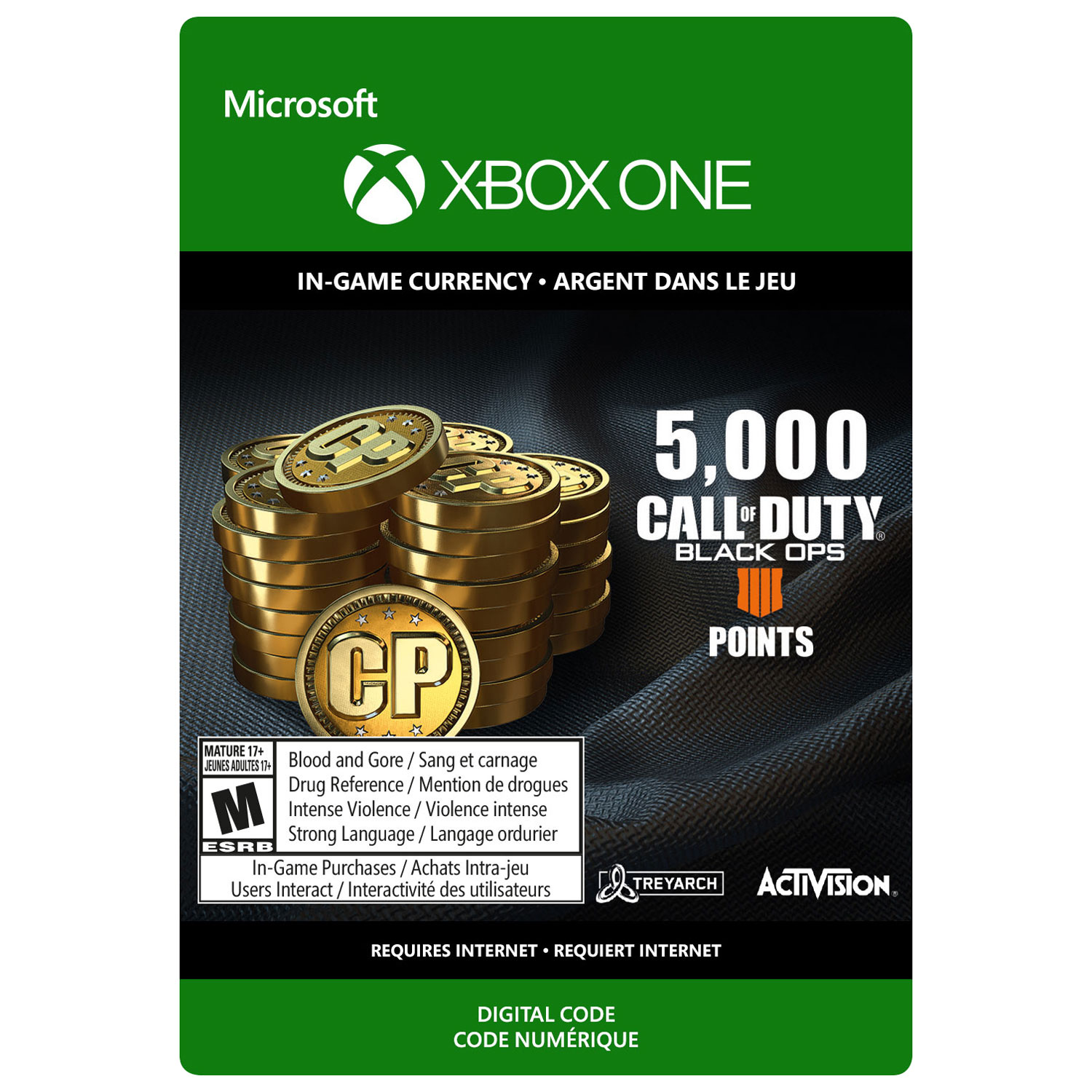 Call of Duty Black Ops 4: 5,000 COD Points (Xbox One) - Digital Download