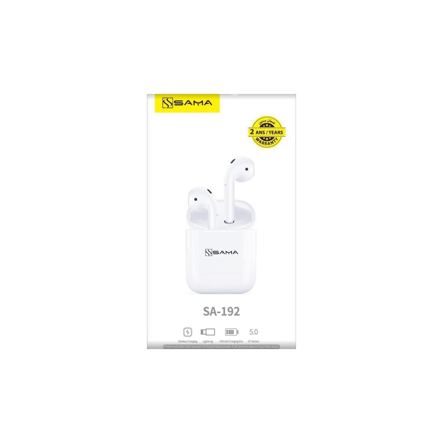 I9S TWS Bluetooth Stereo In-Ear Headphone, Portable Sports Wireless Earbuds for iOS & Android with Charging Box - White