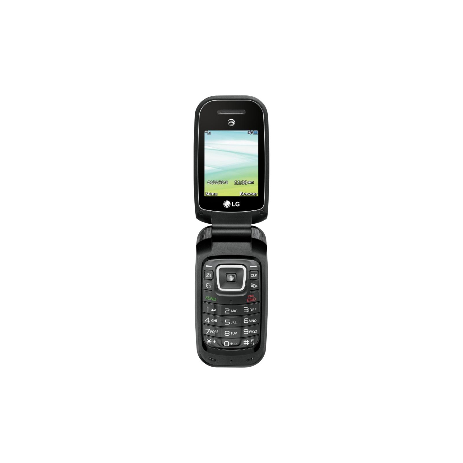 Téléphone à bascule basique LG B470 AT & T [Nouveau]