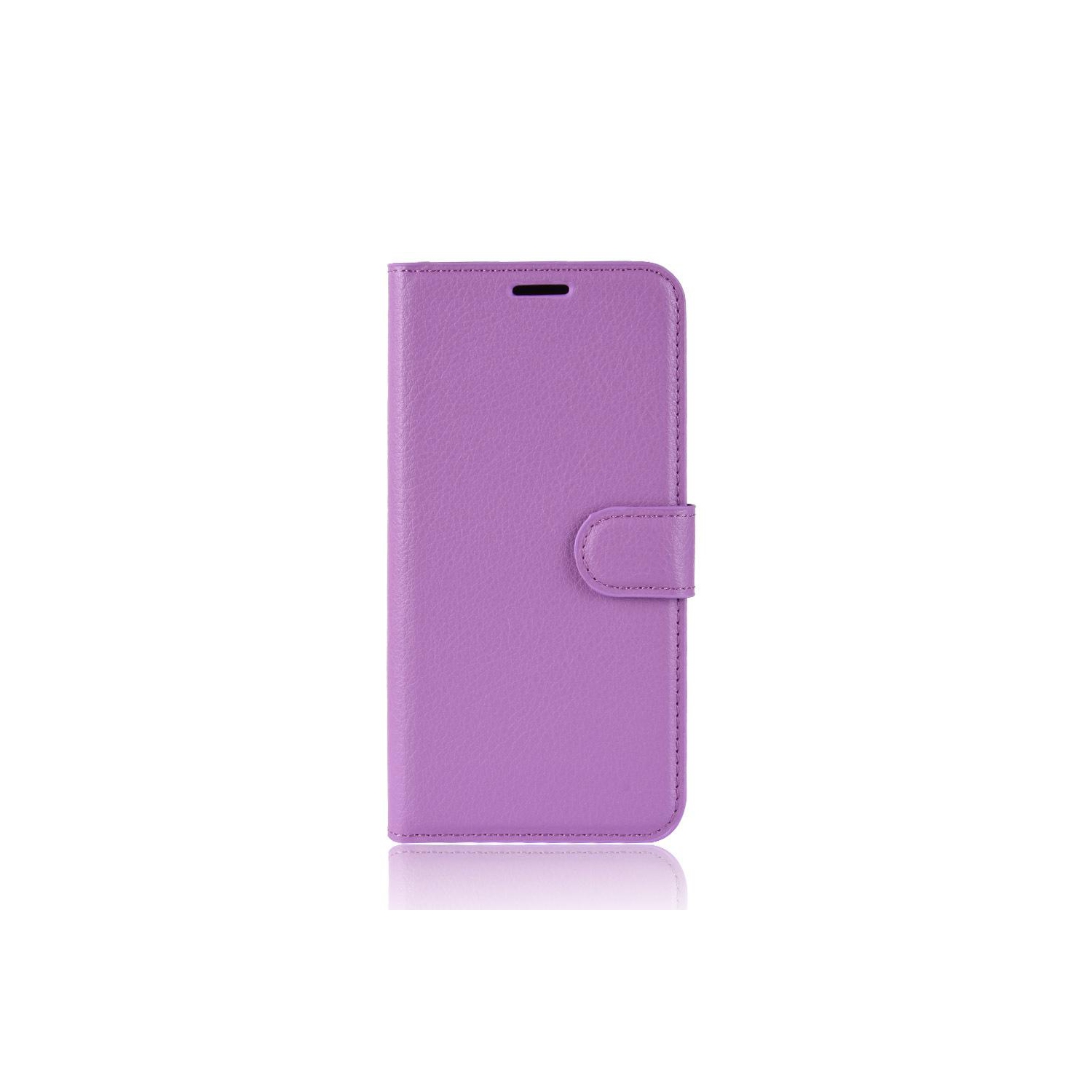PANDACO Purple Leather Wallet Case for iPhone XS Max
