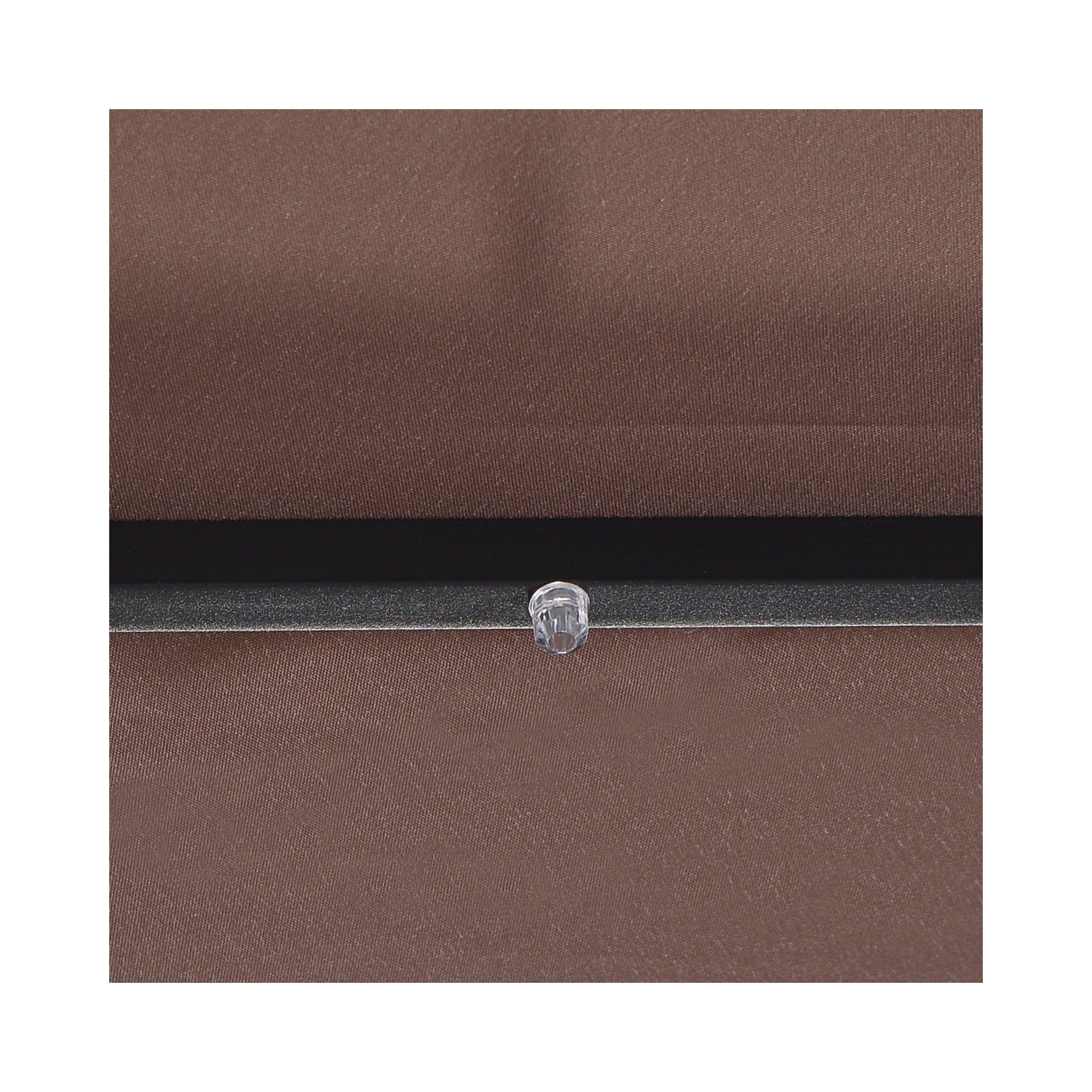 10ft Patio Solar Umbrella LED Patio Market Steel Tilt w/ Crank Outdoor