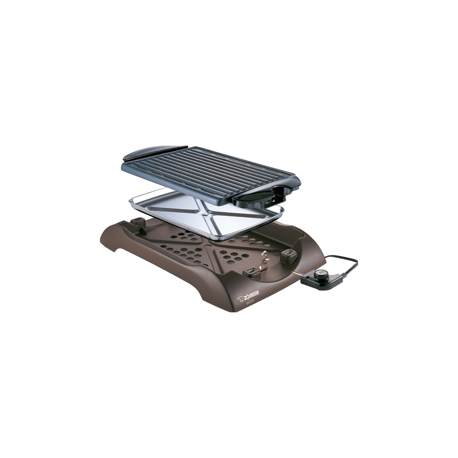 Zojirushi – gril électrique intérieur EB-CC15, 12.5 x 9 po, brun