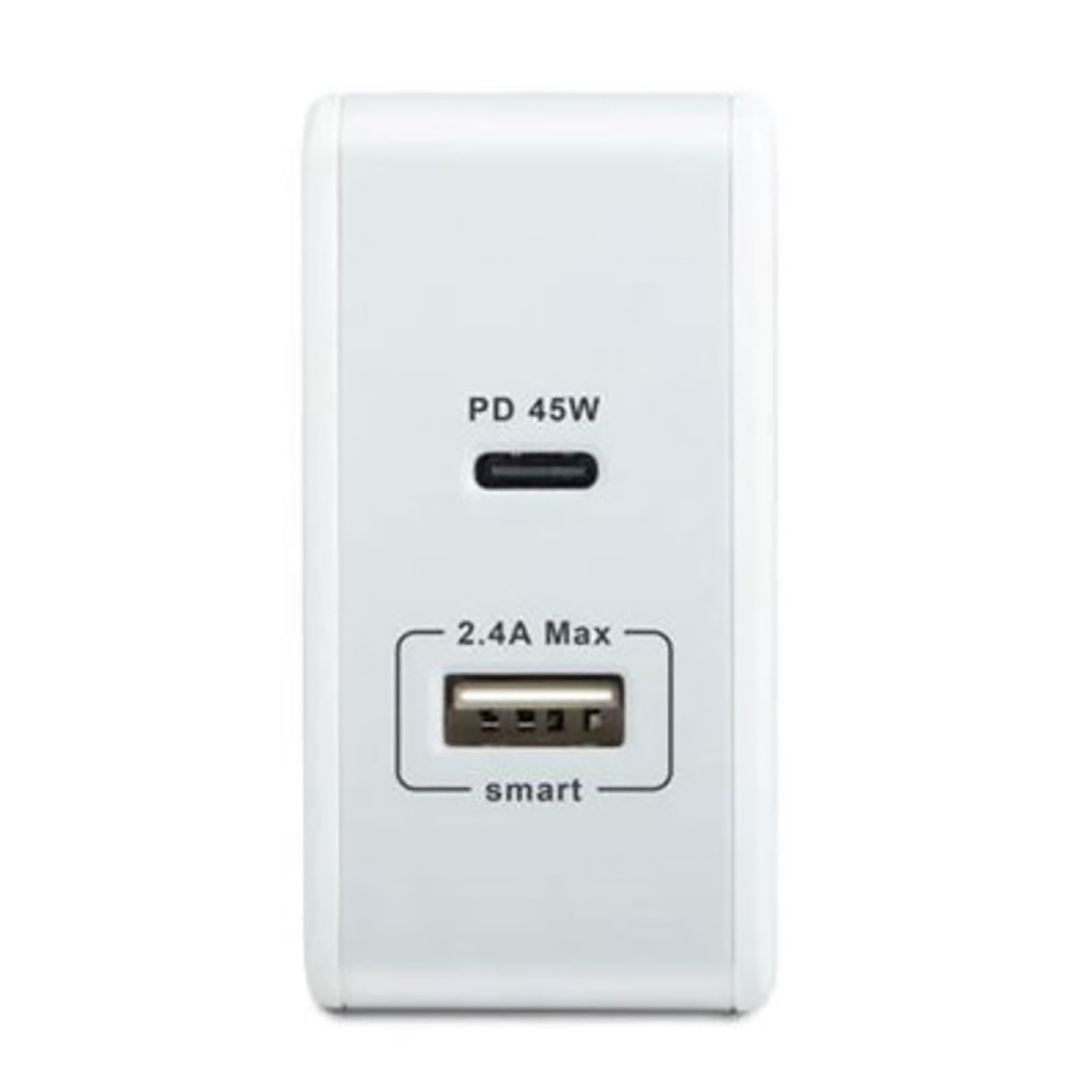 Rockstone PD45 Power Delivery Wall Charger with 2.4A USB port