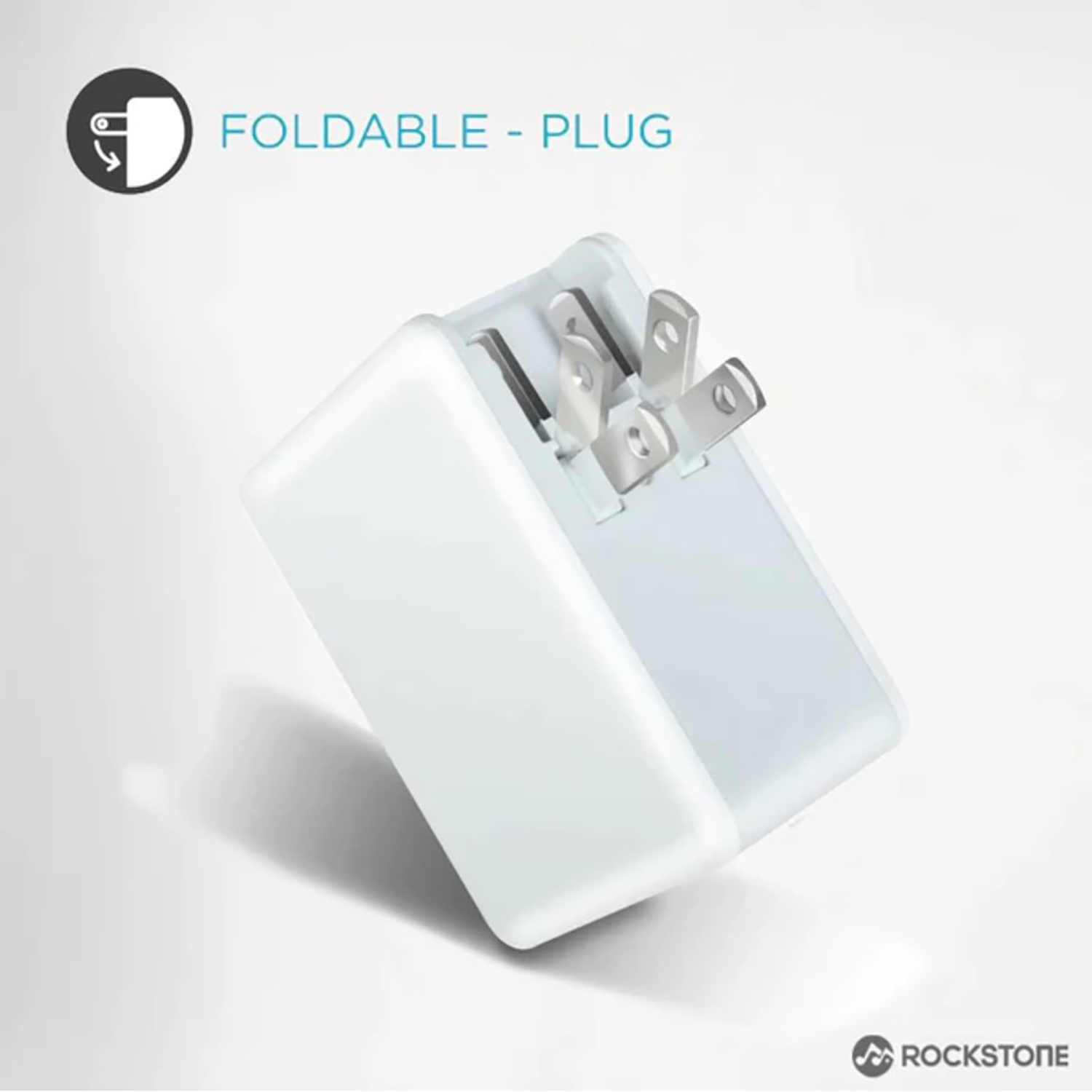 Rockstone PD45 Power Delivery Wall Charger with 2.4A USB port