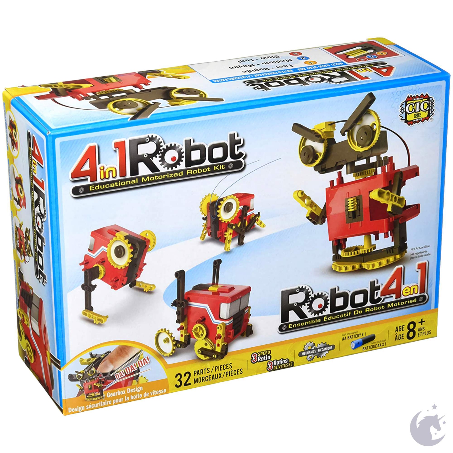 4-in-1 Motorized Robot Kit