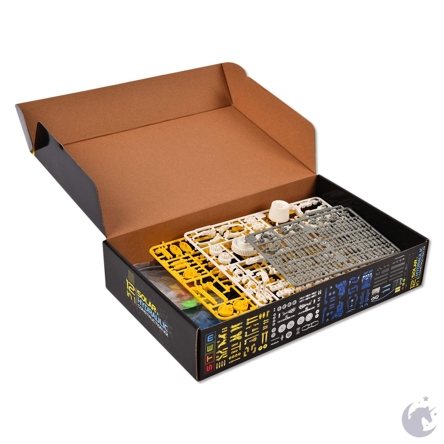 Ensemble de robotique solaire et hydraulique 12 en 1