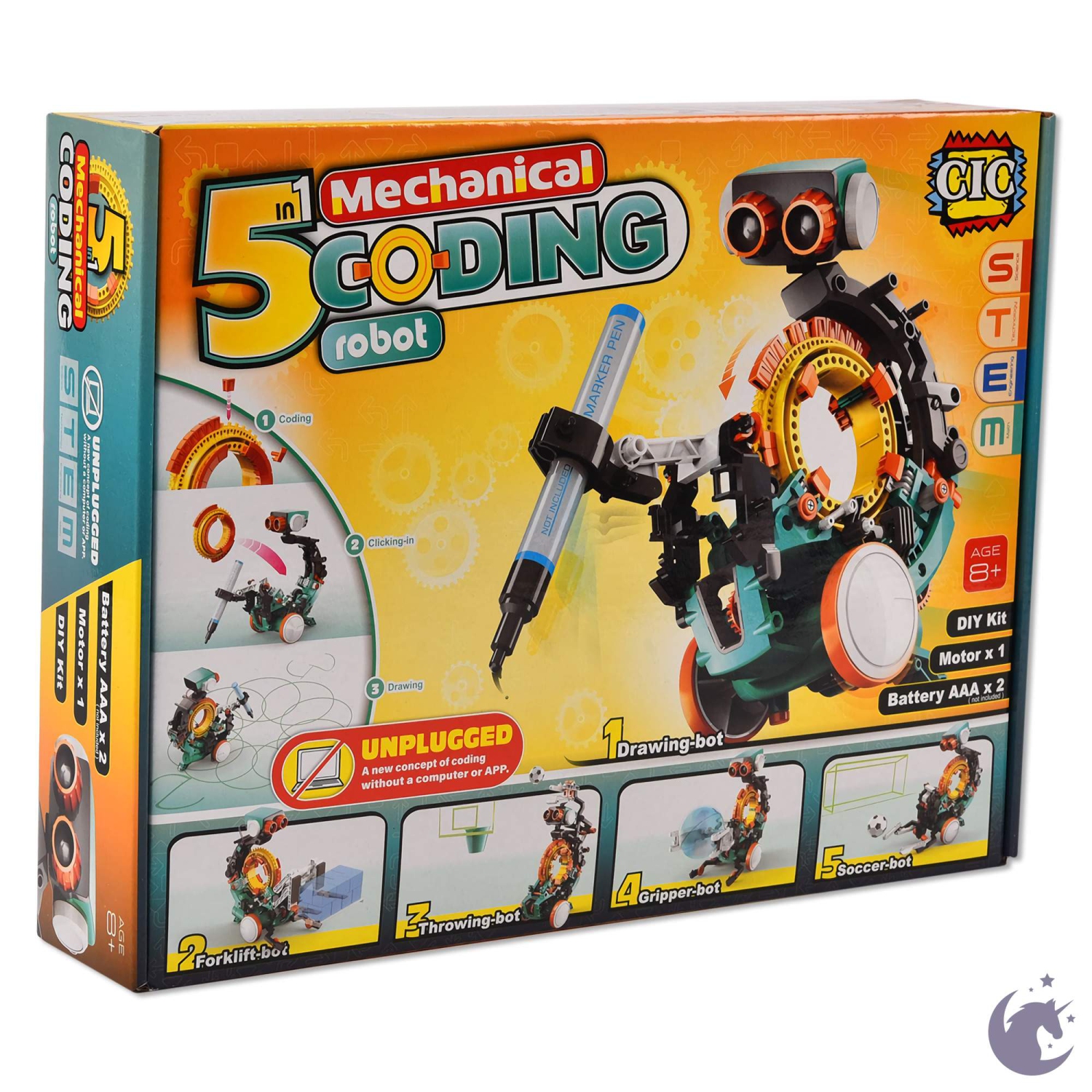 5 in 1 Mechanical Coding Robot