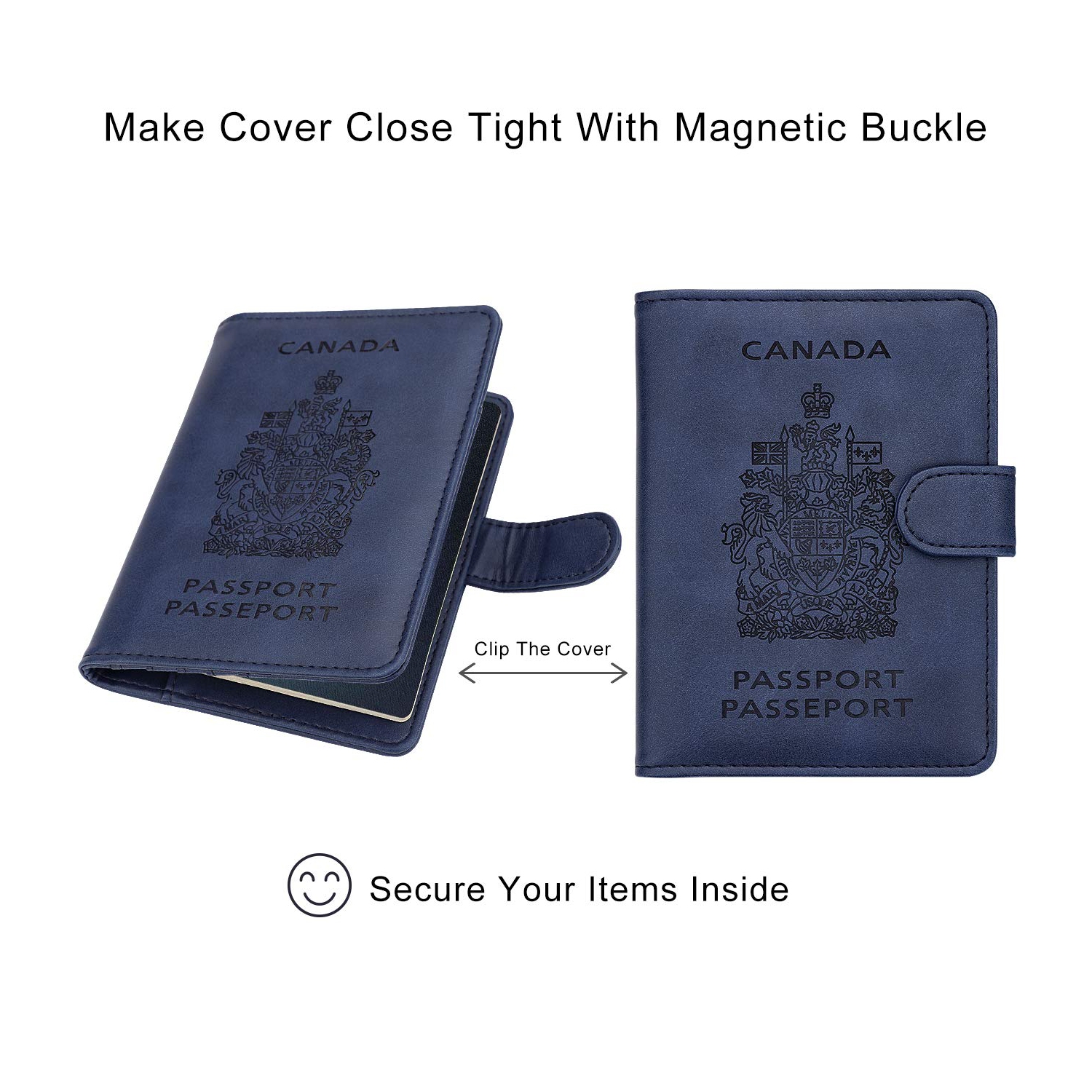 RFID Blocking Passport Holder Travel Wallet Cover Case