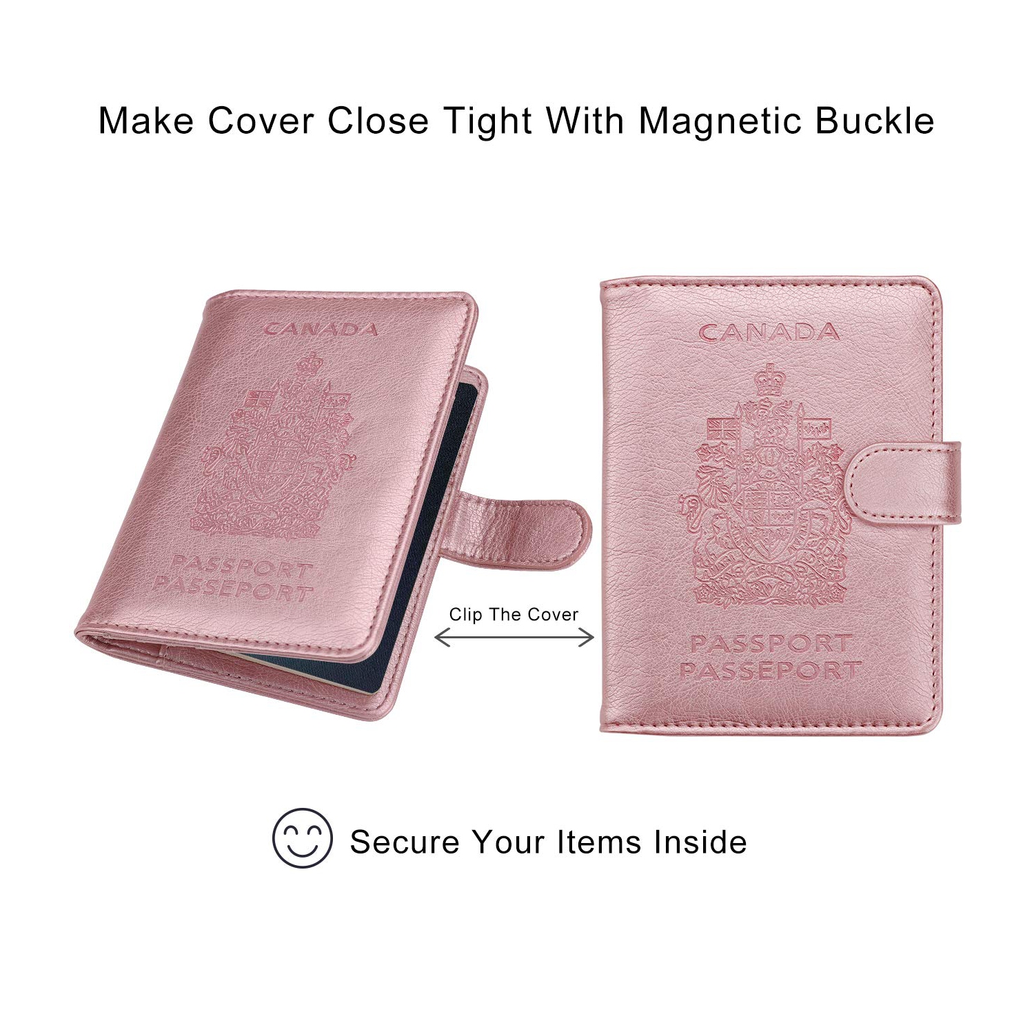 RFID Blocking Passport Holder Travel Wallet Cover Case