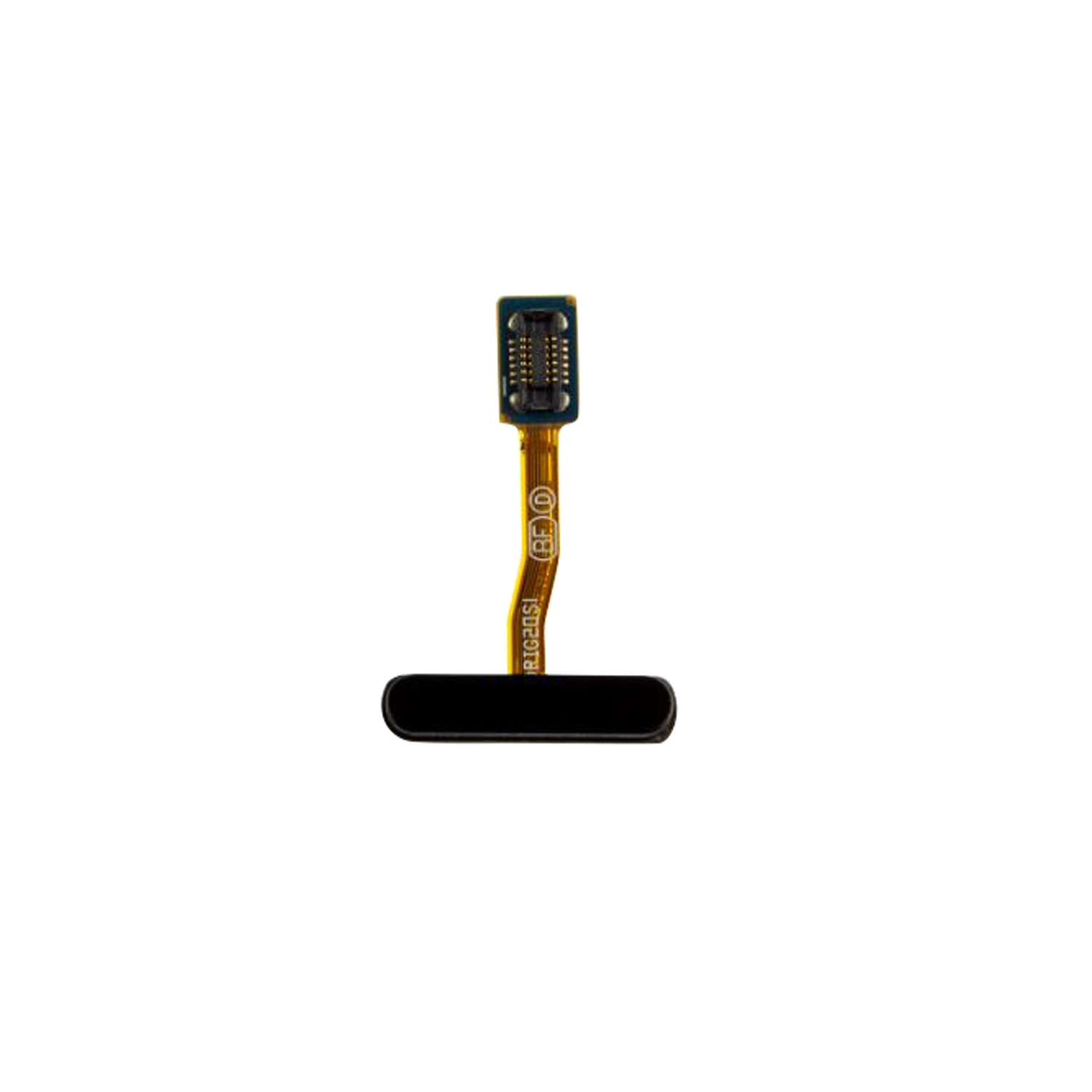 Replacement Fingerprint Scanner With Power Button Flex Cable Compatible With Samsung Galaxy S10e SM-G970W - Black