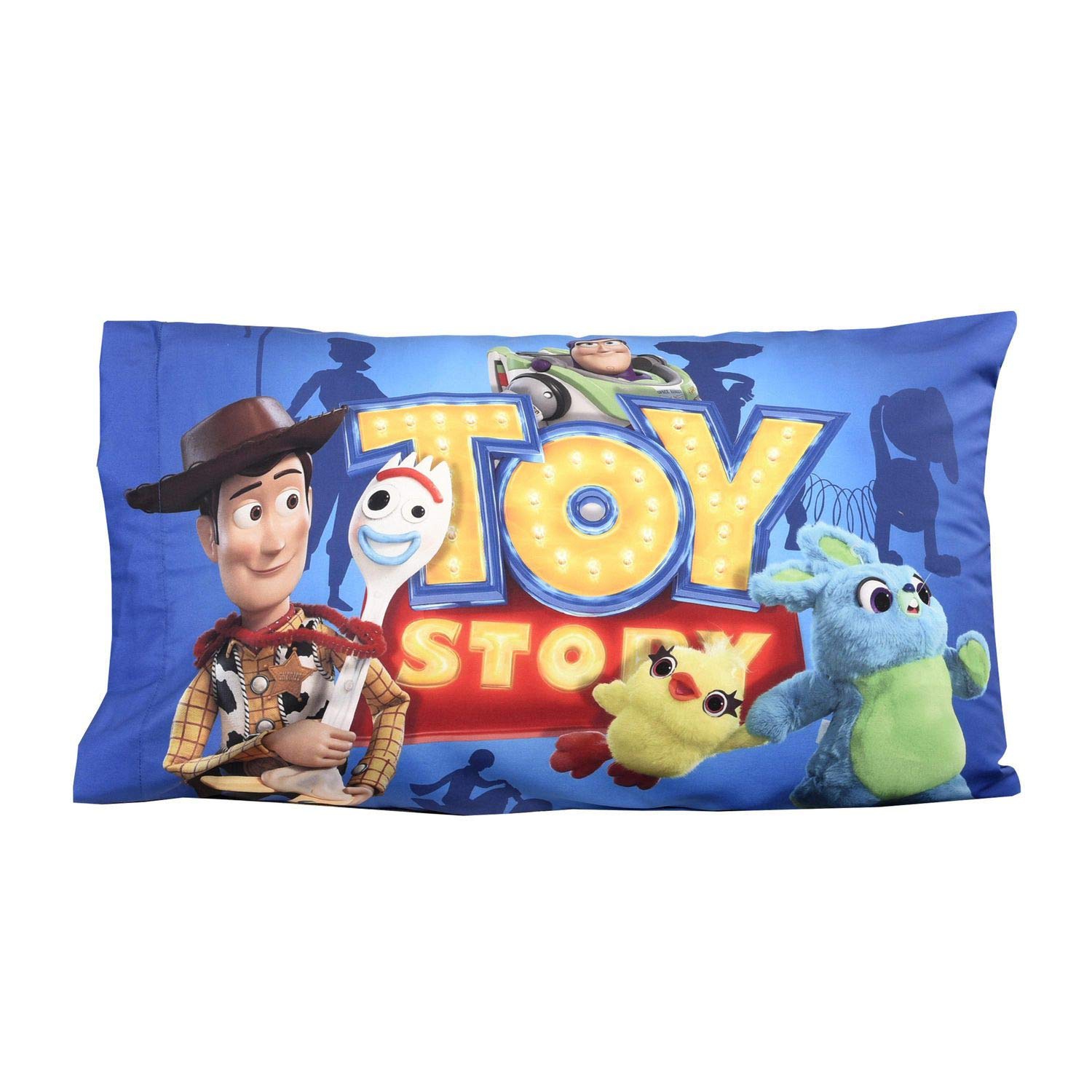 Disney Pixar Toy Story 4 Standard Pillowcase for Kids 20 x 30 Inch [1 Piece Pillowcase Only]