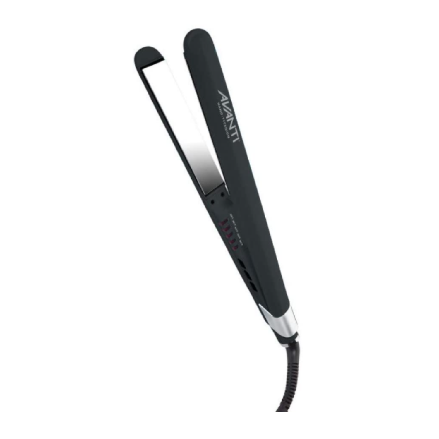 Avanti Titanium Flat Iron with Matte Rounded Housing 1"