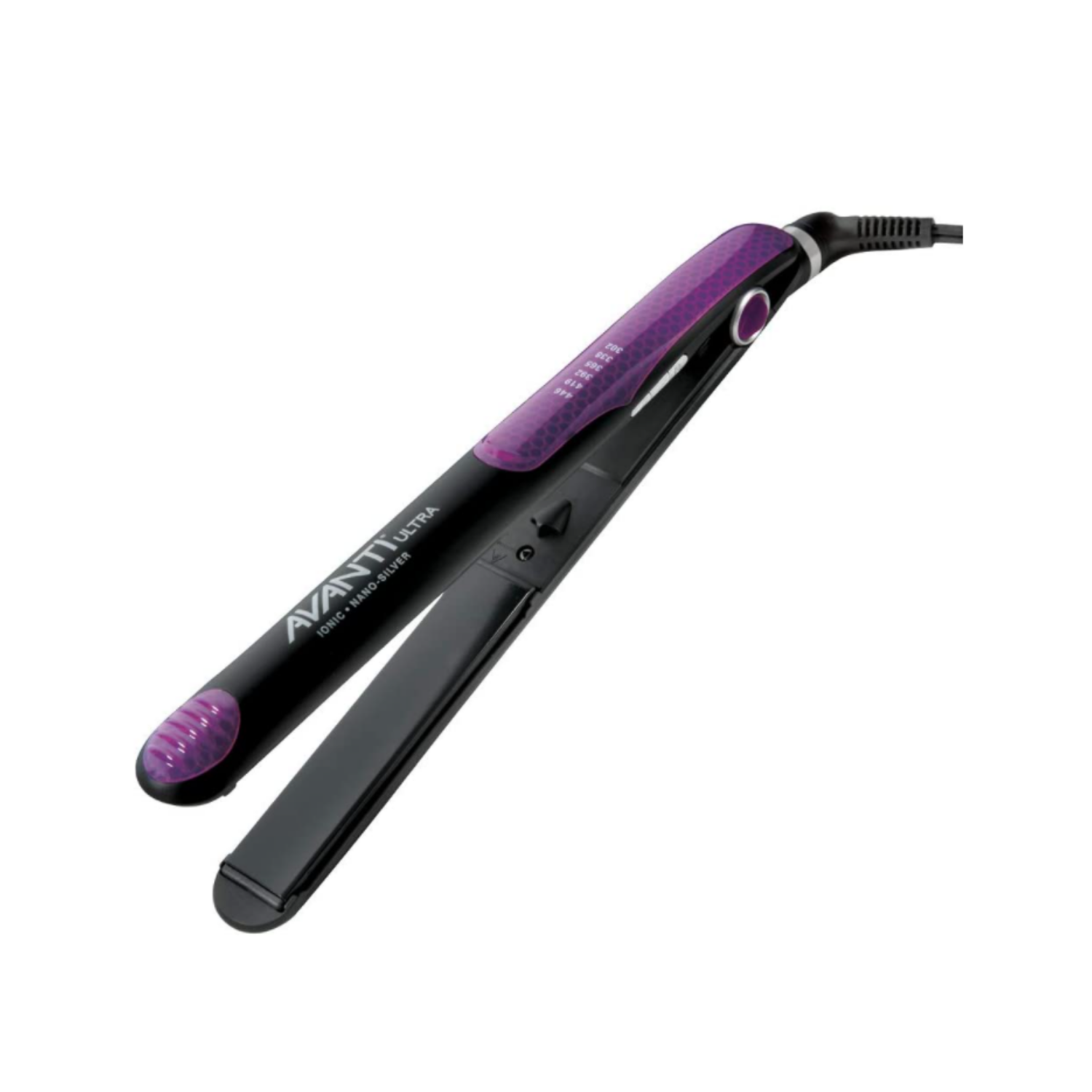Avanti Ultra Ionic, Nano-Silver and Tourmaline Flat Iron 1"